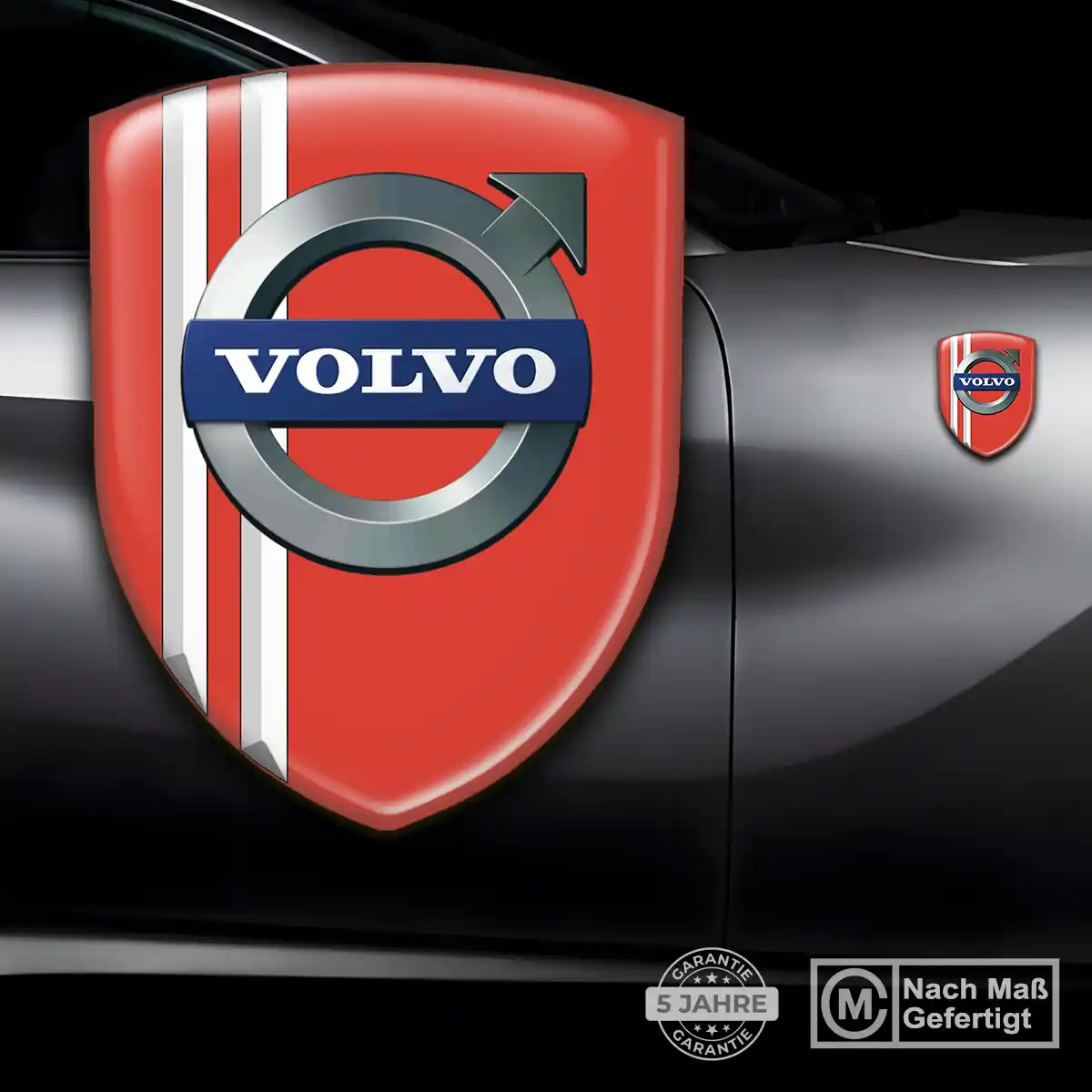 Volvo Aufkleber 3D Gel Wappen Erstklassige Qualität