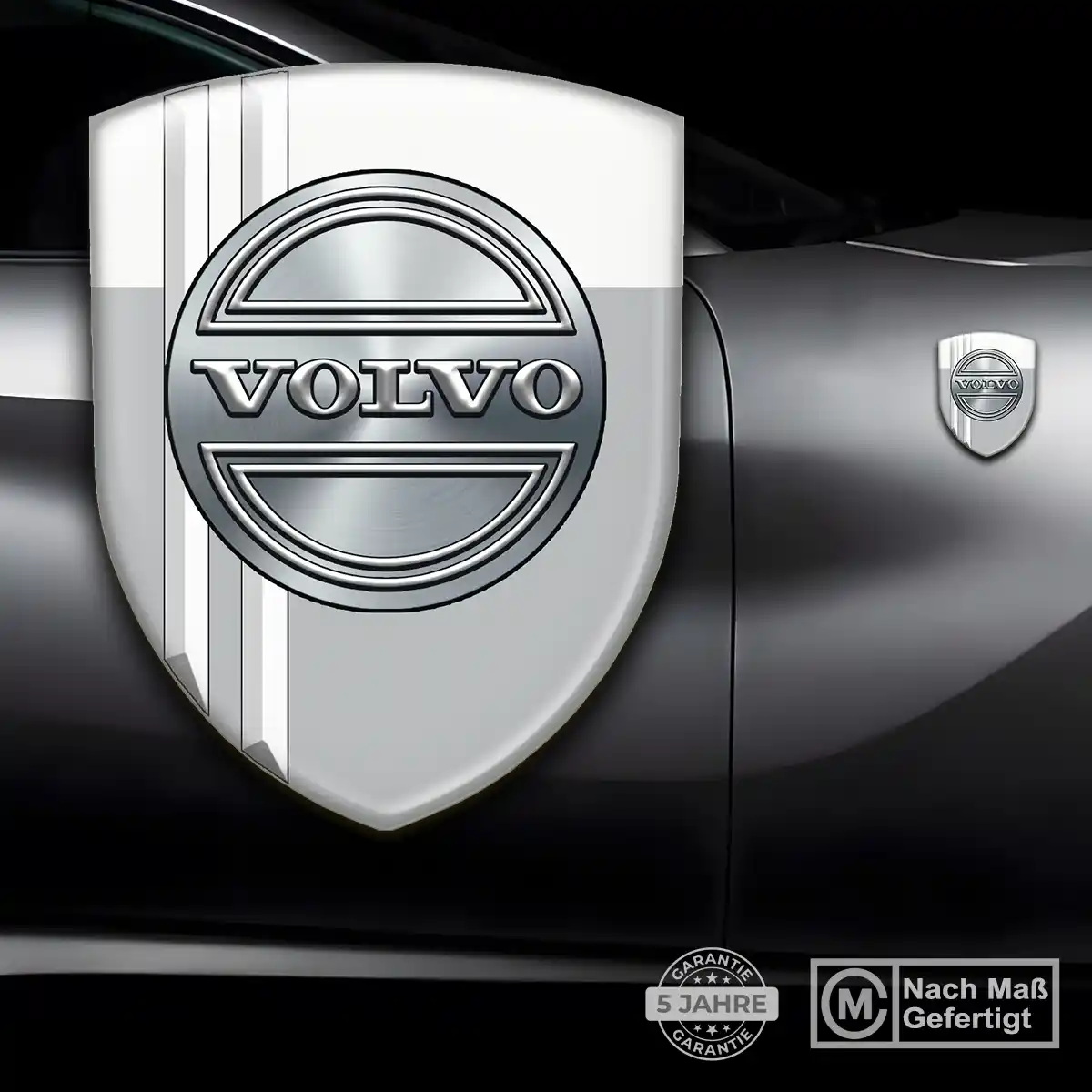 Volvo Aufkleber 3D Gel Wappen Hochwertiges Harz