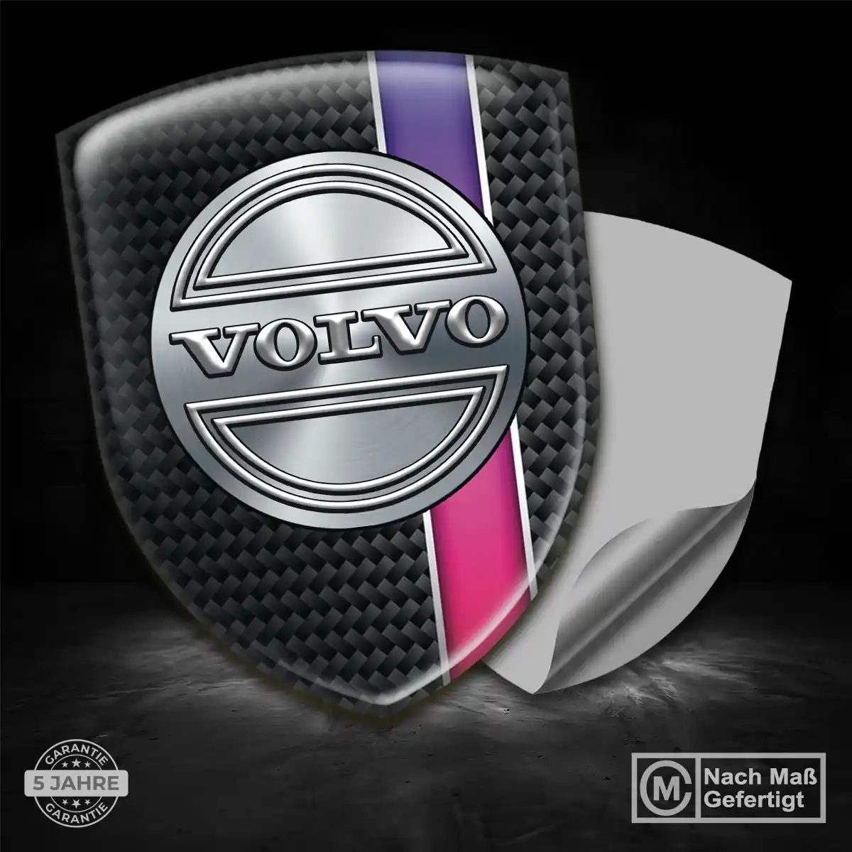 Volvo Aufkleber 3D Gel Wappen Luxus-Edition