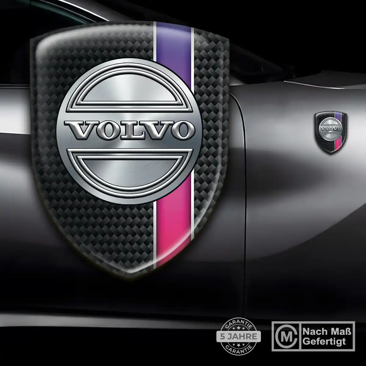 Volvo Aufkleber 3D Gel Wappen Luxus-Edition