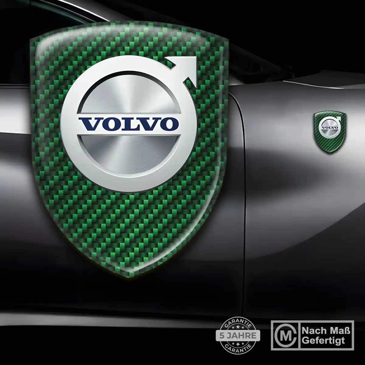 Volvo Aufkleber 3D Gel Wappen Markenedition