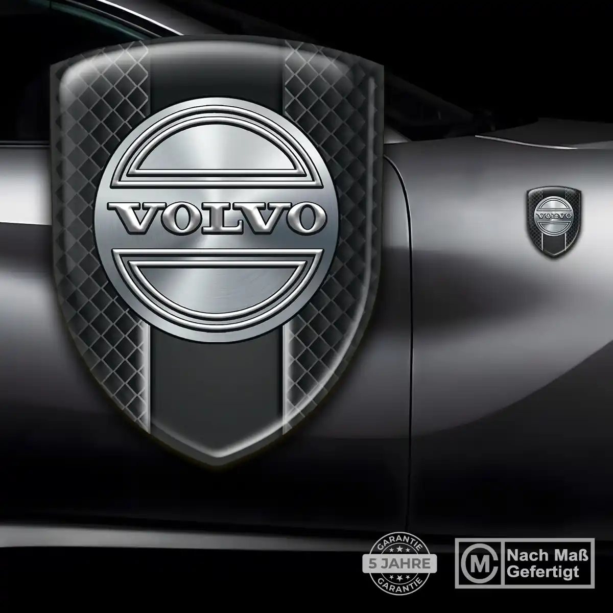 Volvo Aufkleber 3D Gel Wappen Modernes Design