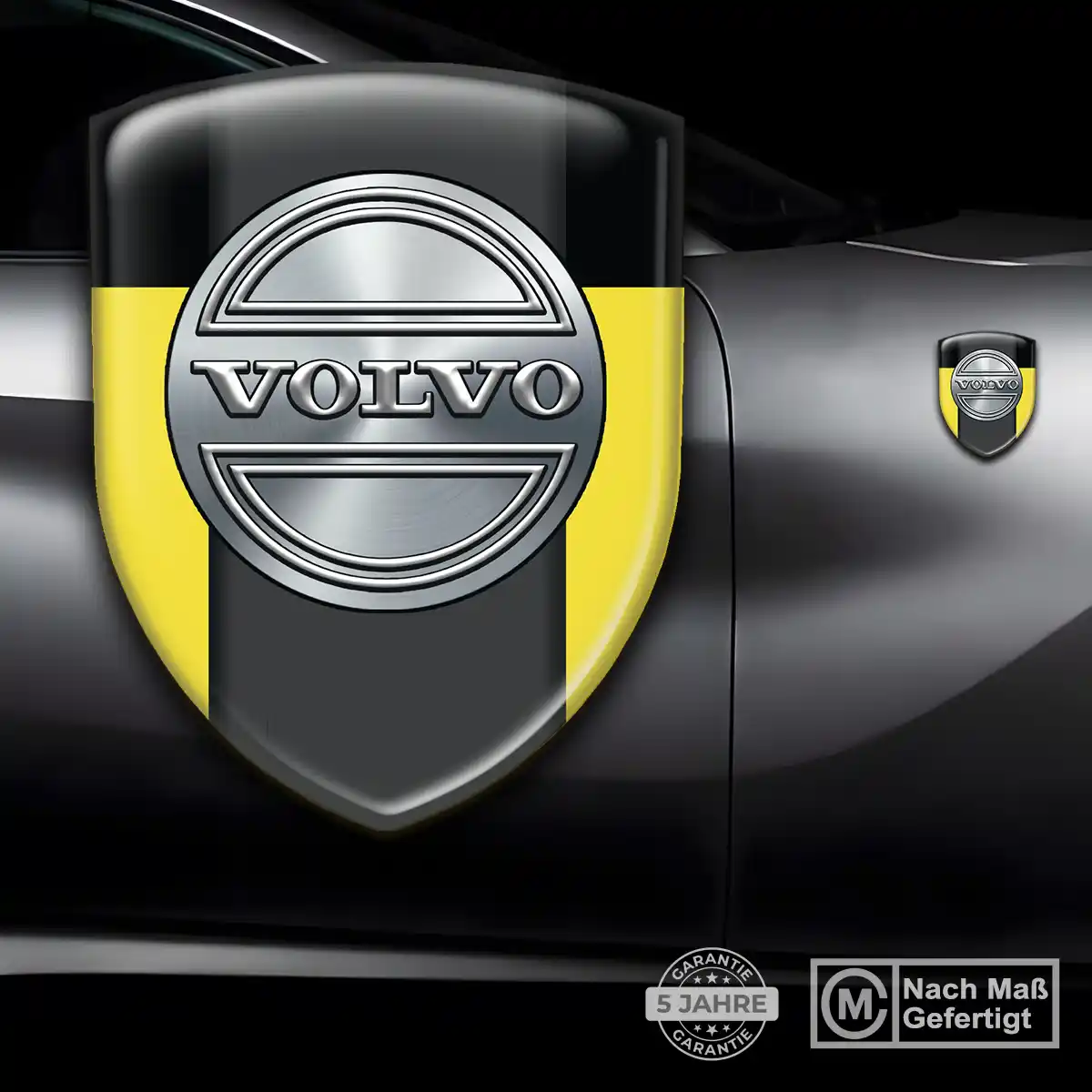 Volvo Aufkleber 3D Gel Wappen Premium-Edition