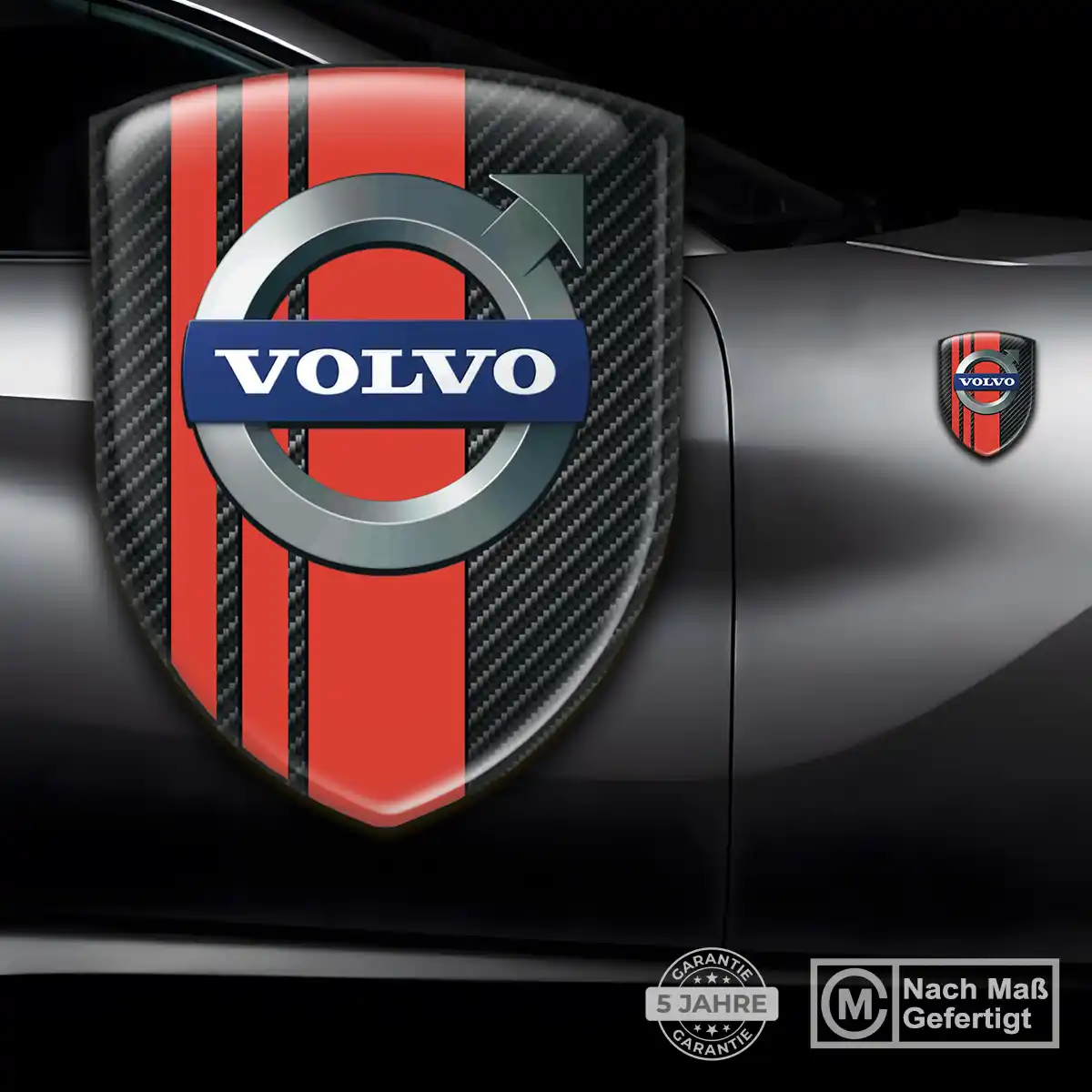 Volvo Aufkleber 3D Gel Wappen Premiumqualität