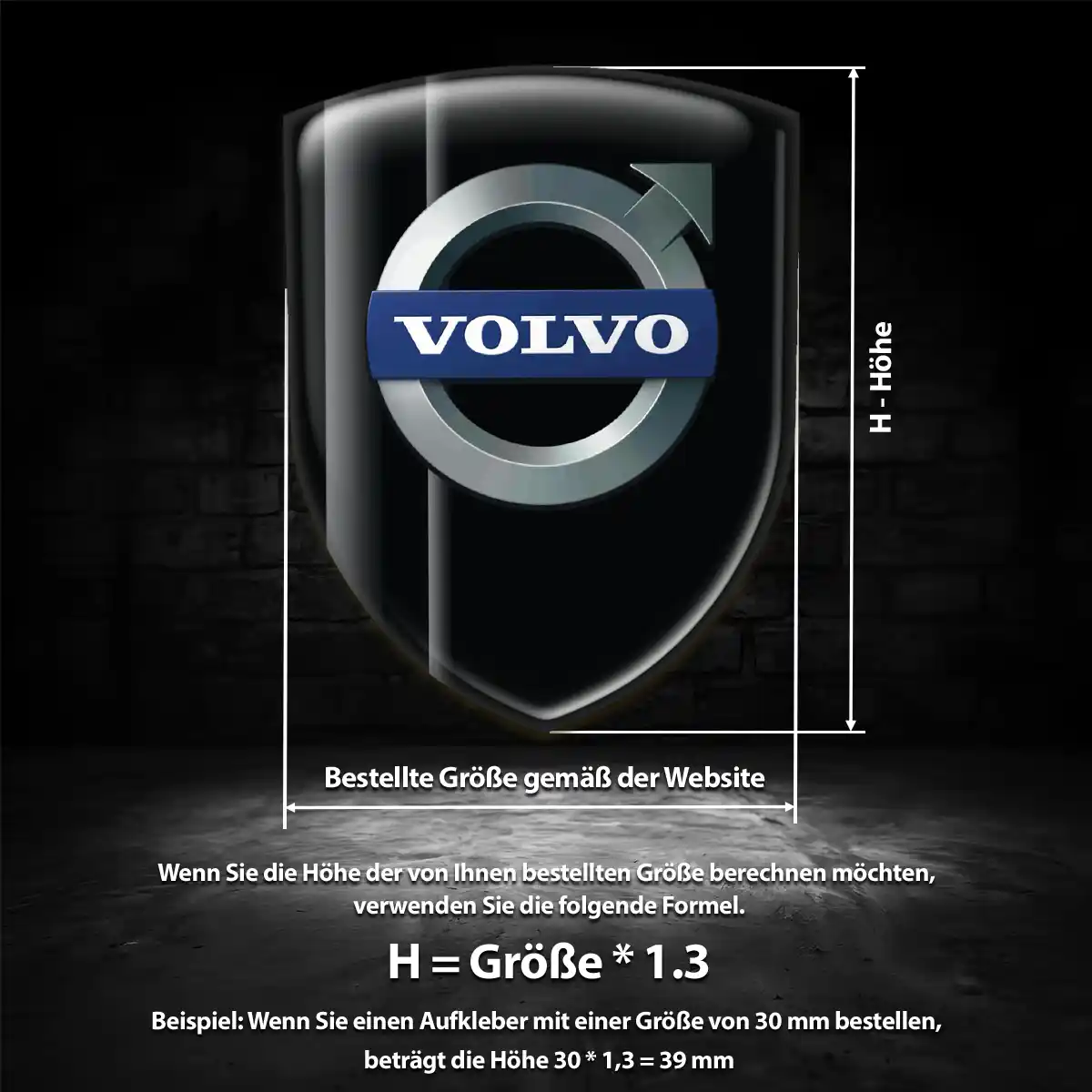 Volvo Aufkleber Auto Edles Design