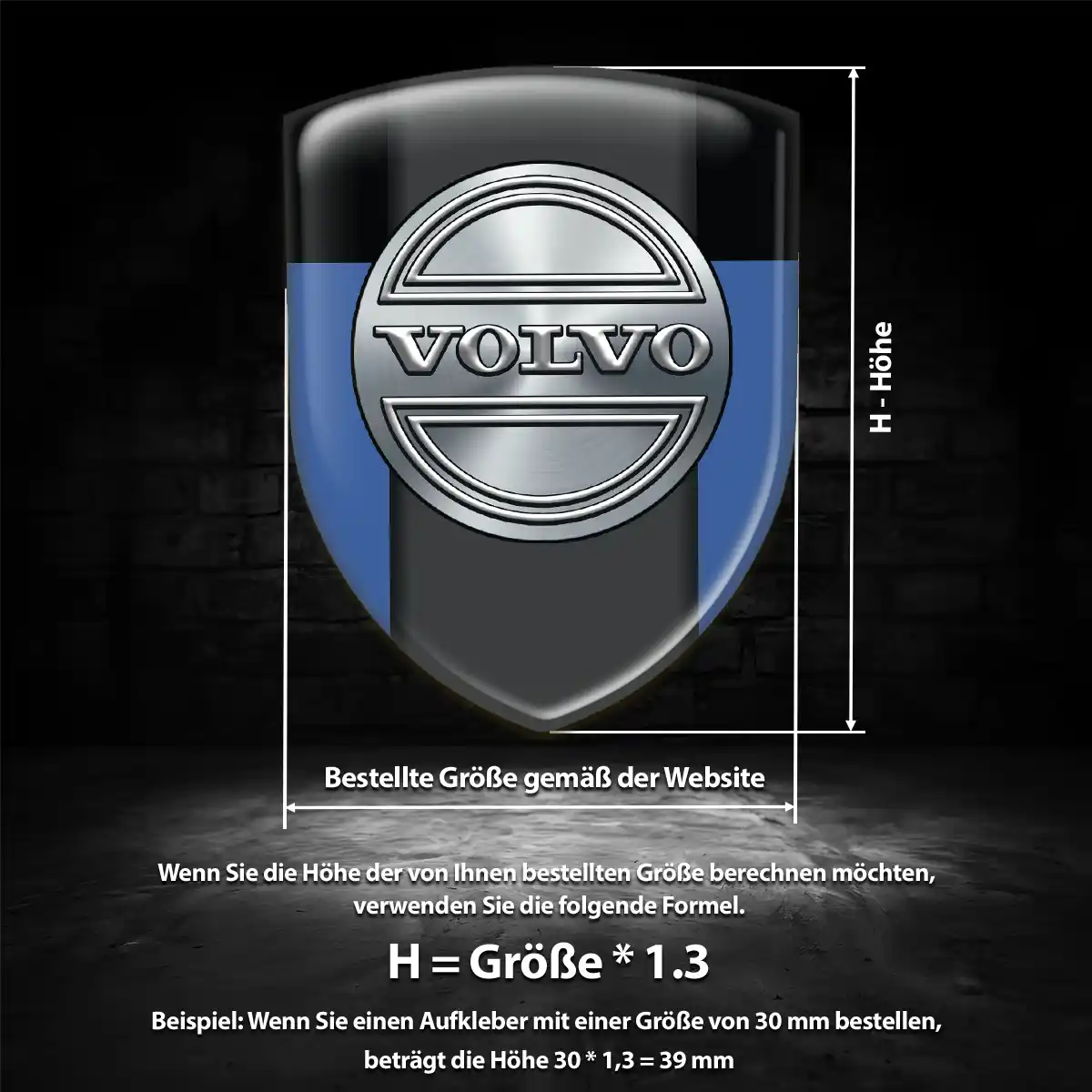Volvo Aufkleber Emblem Auto Anspruchsvolles Design