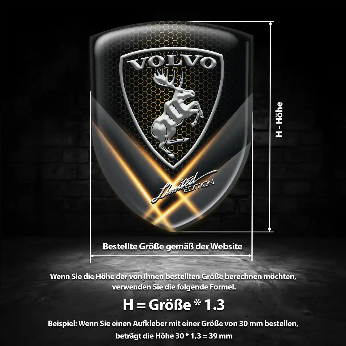 Volvo Aufkleber Emblem Auto Interieurdesign