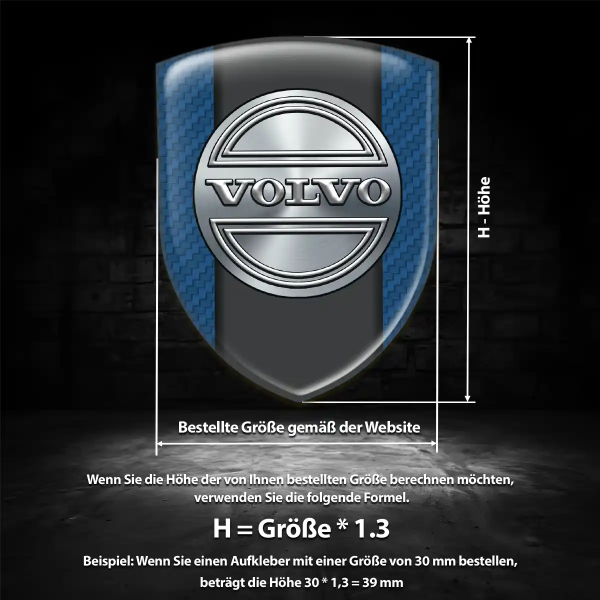 Volvo Aufkleber Emblem Auto Markenedition