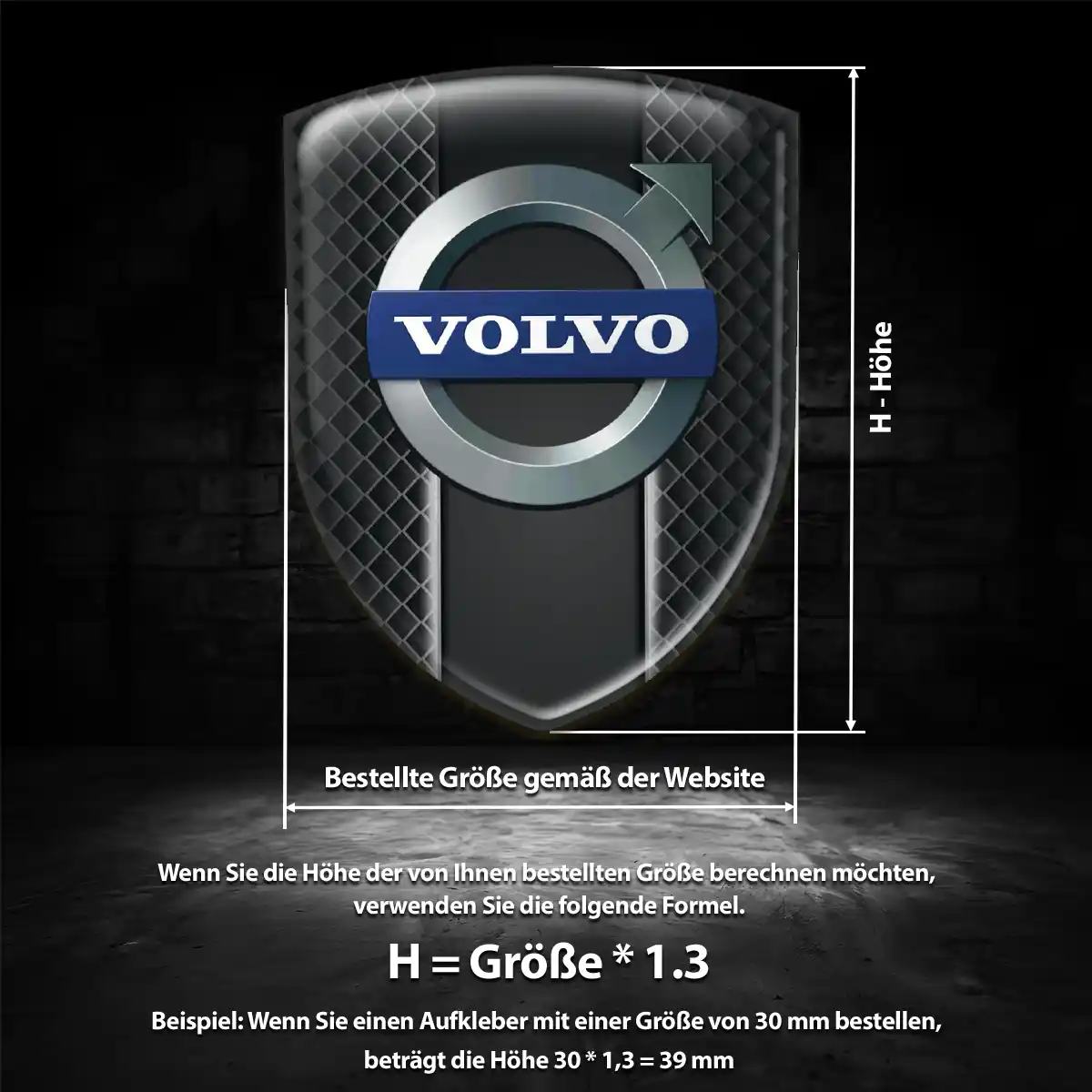 Volvo Aufkleber Emblem Auto Modernes Design