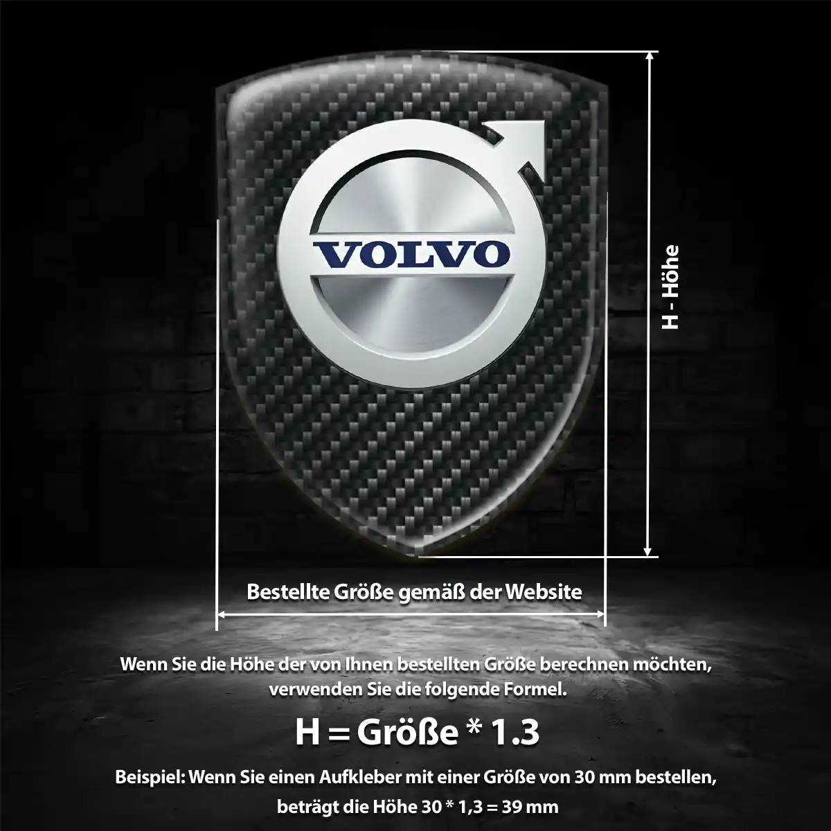 Volvo Aufkleber Emblem Auto Stilvolles Design