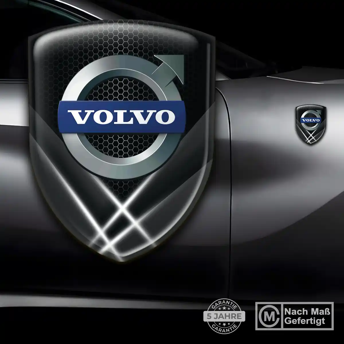 Volvo Aufkleber Emblem Wappen Auto Edles Design