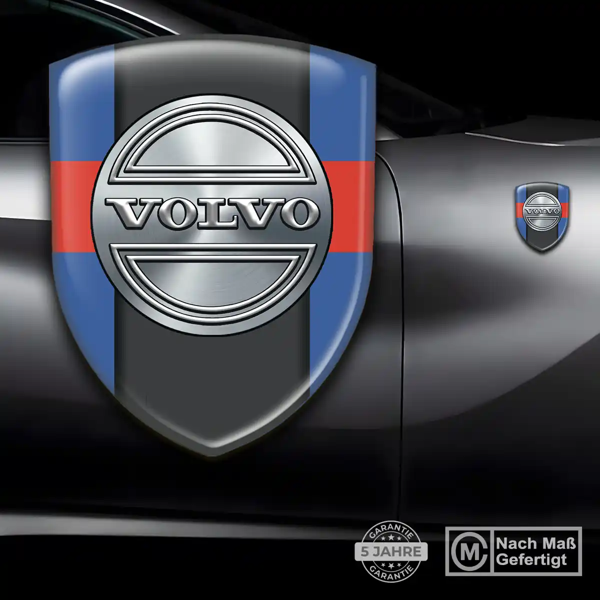 Volvo Aufkleber Emblem Wappen Auto Hochwertiges Harz