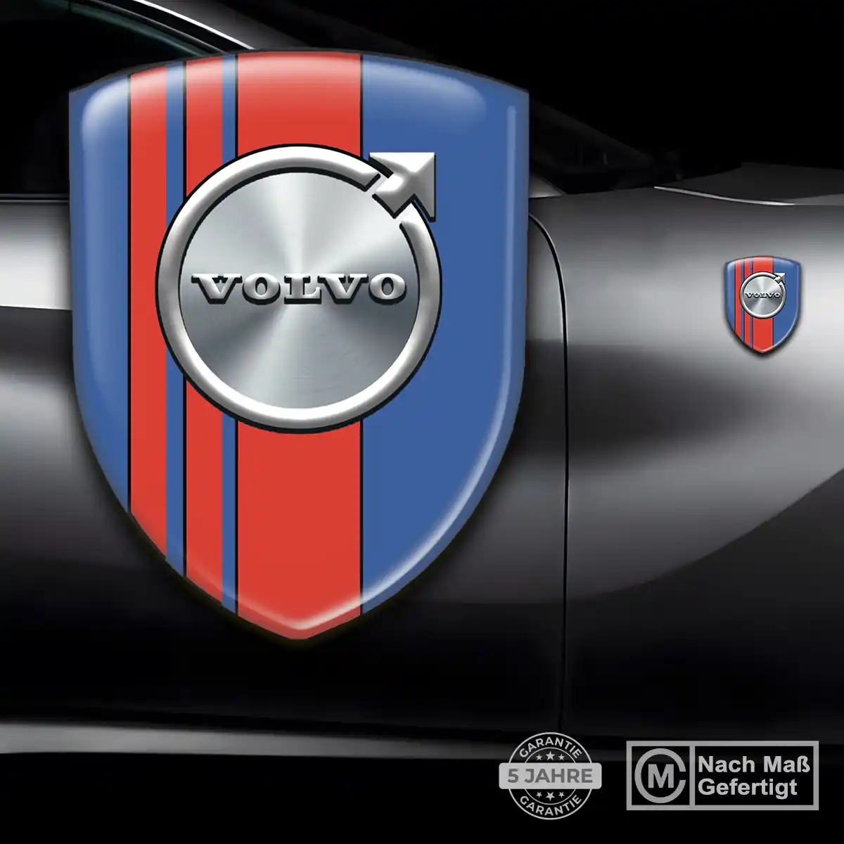 Volvo Aufkleber Embleme Silikon Hochwertiges Harz