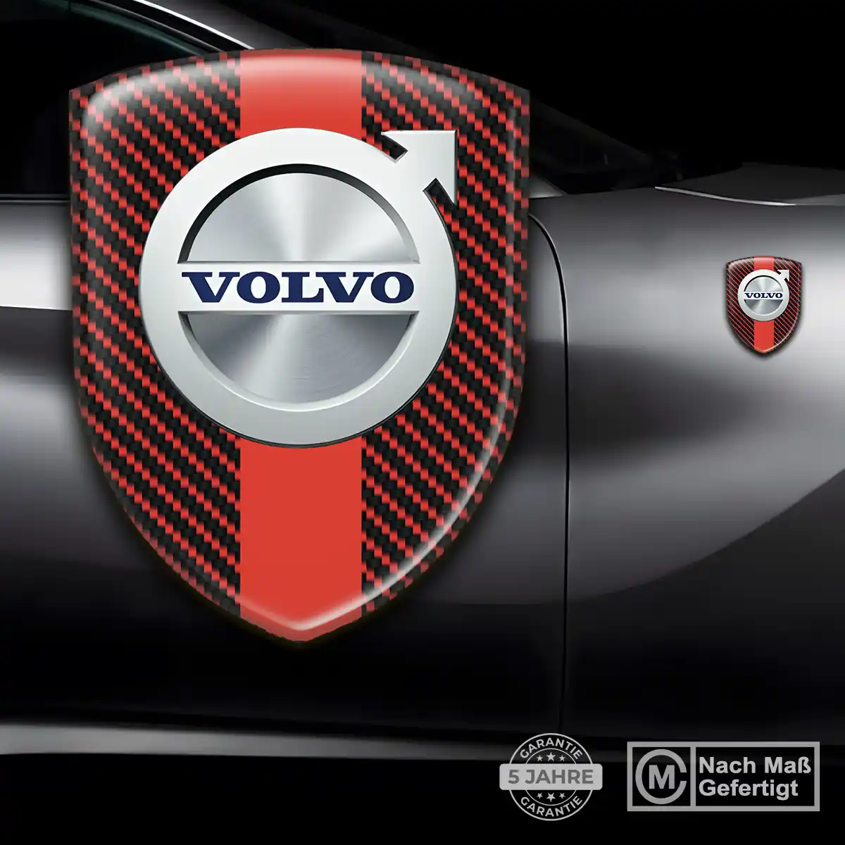 Volvo Aufkleber Embleme Silikon Interieurdesign