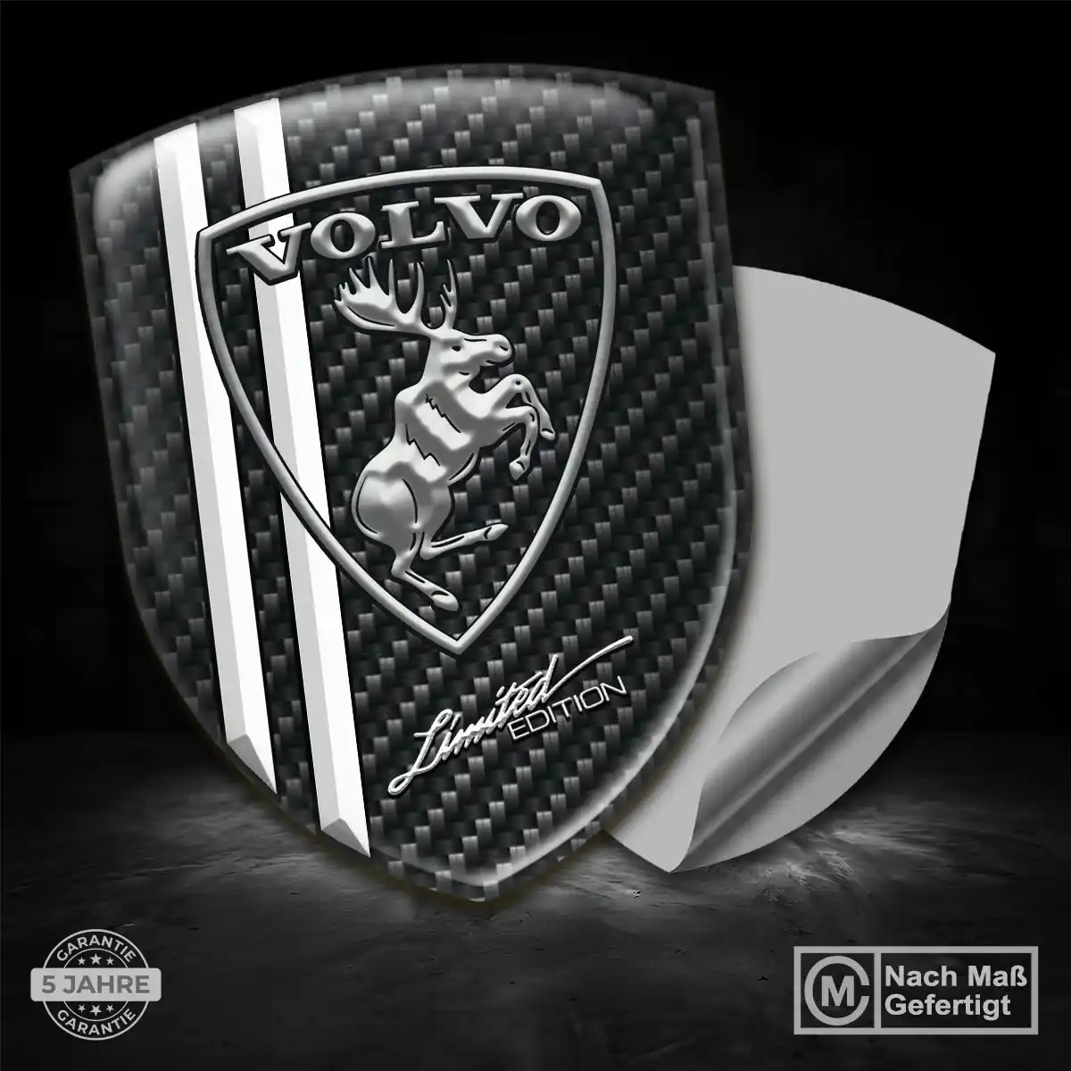 Volvo Aufkleber Embleme Silikon Markenedition