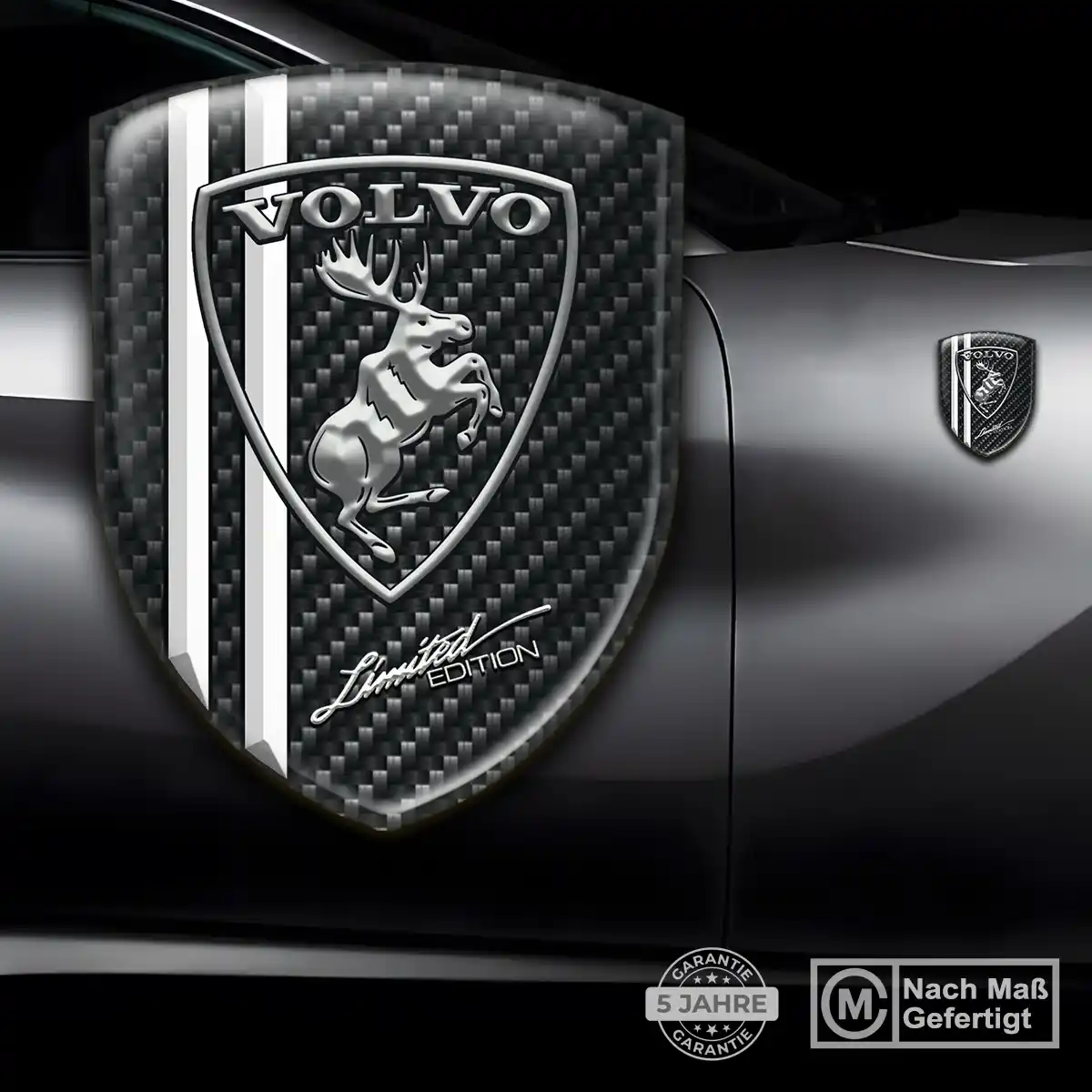 Volvo Aufkleber Embleme Silikon Markenedition