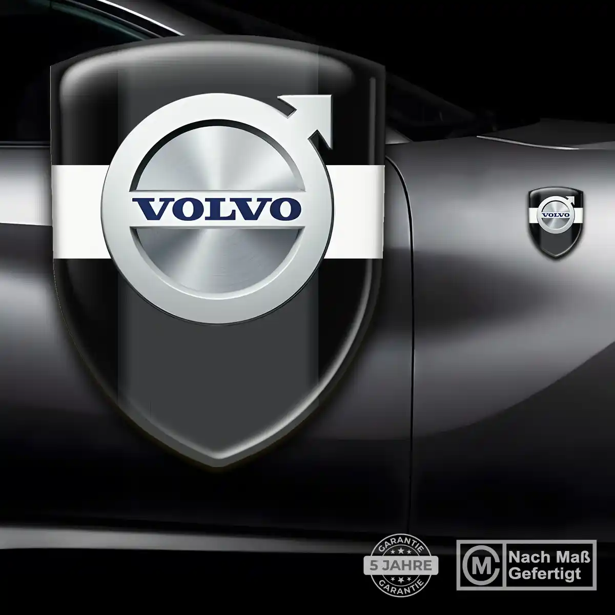 Volvo Aufkleber Embleme Silikon Premium-Edition