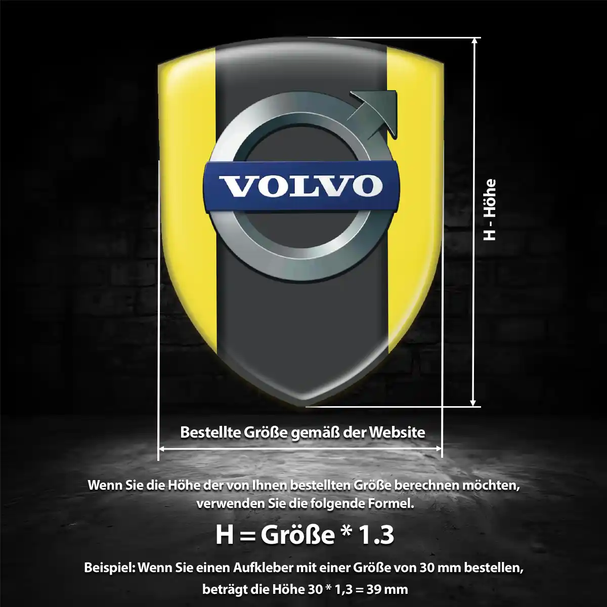 Volvo Aufkleber Embleme Silikon Stilvolles Design