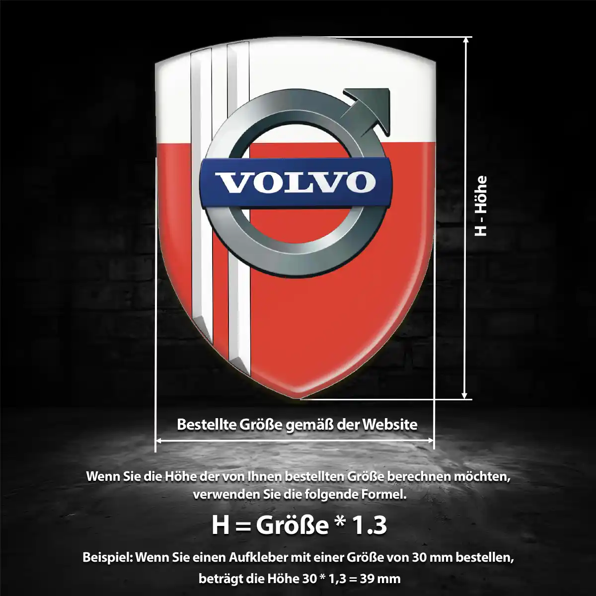 Volvo Aufkleber Hohe Qualität