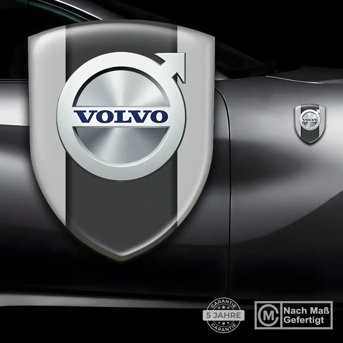 Volvo Aufkleber Silikon Embleme Auto Edles Design
