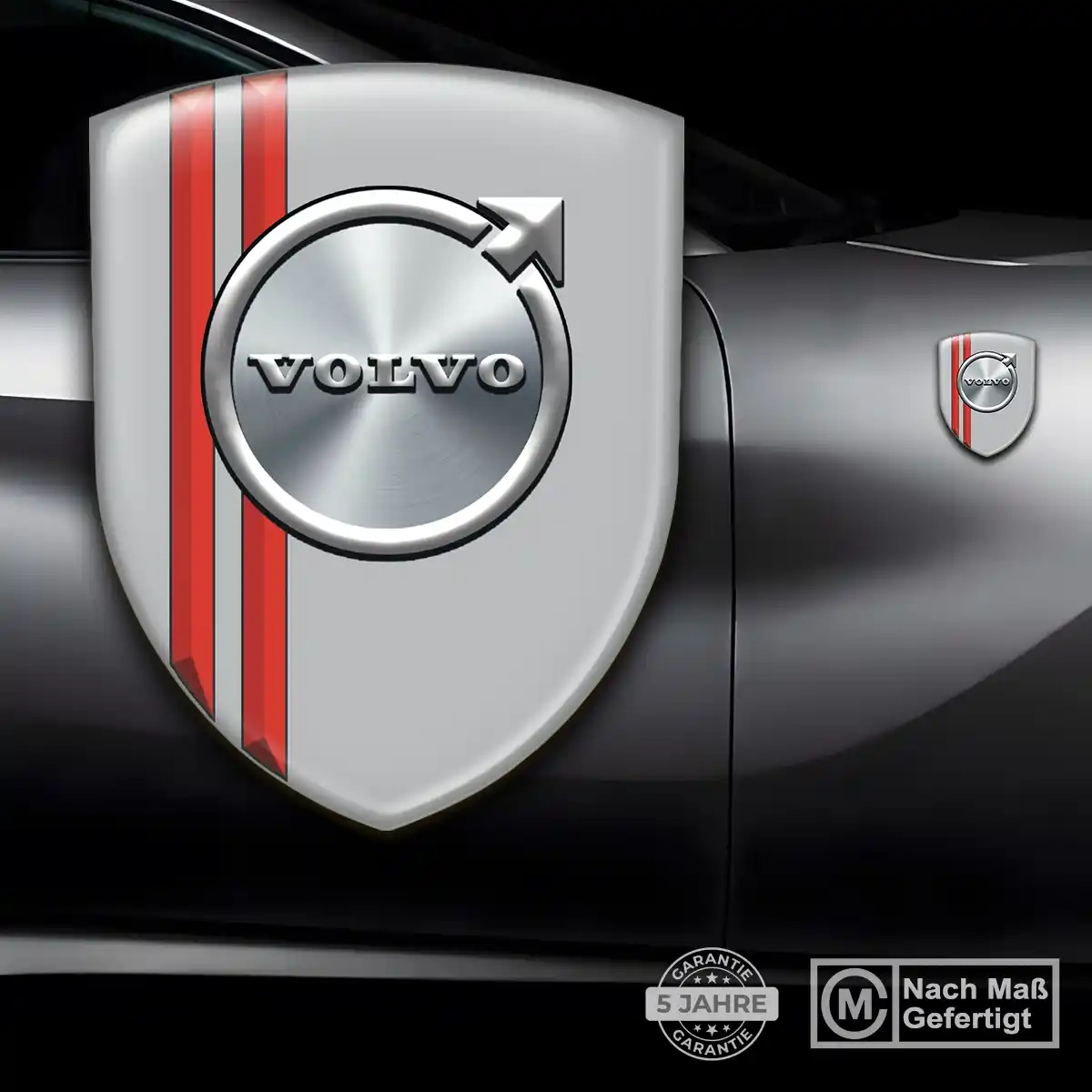 Volvo Aufkleber Silikon Embleme Auto Hochwertiges Harz