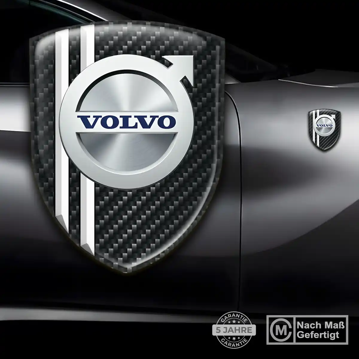 Volvo Aufkleber Silikon Embleme Auto Markenedition