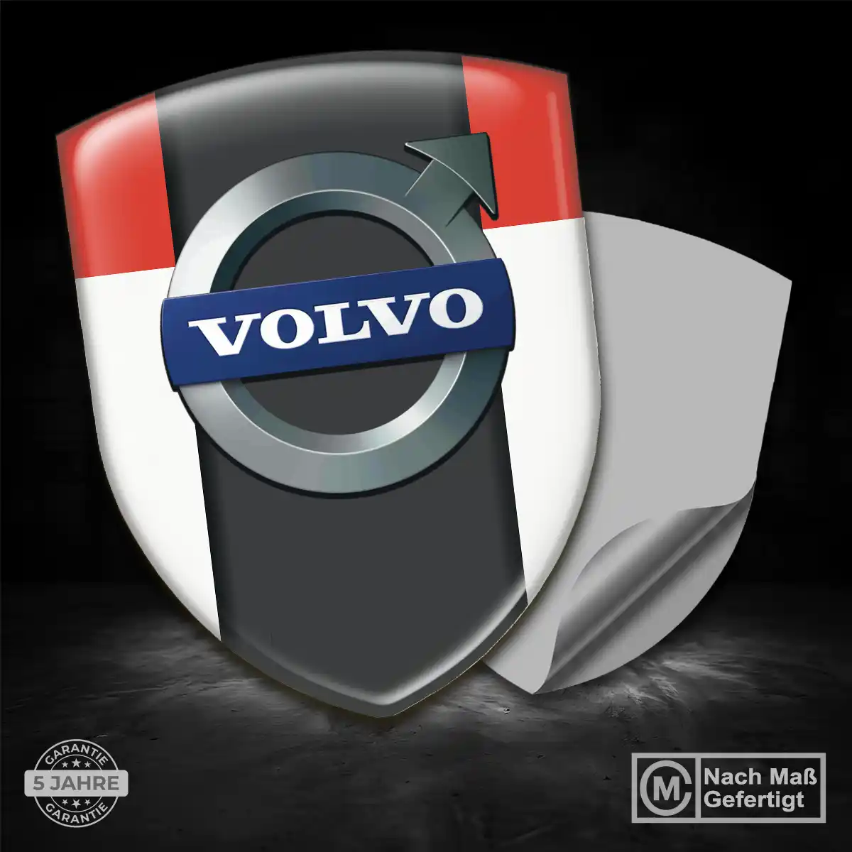 Volvo Aufkleber Silikon Embleme Auto Premiumqualität