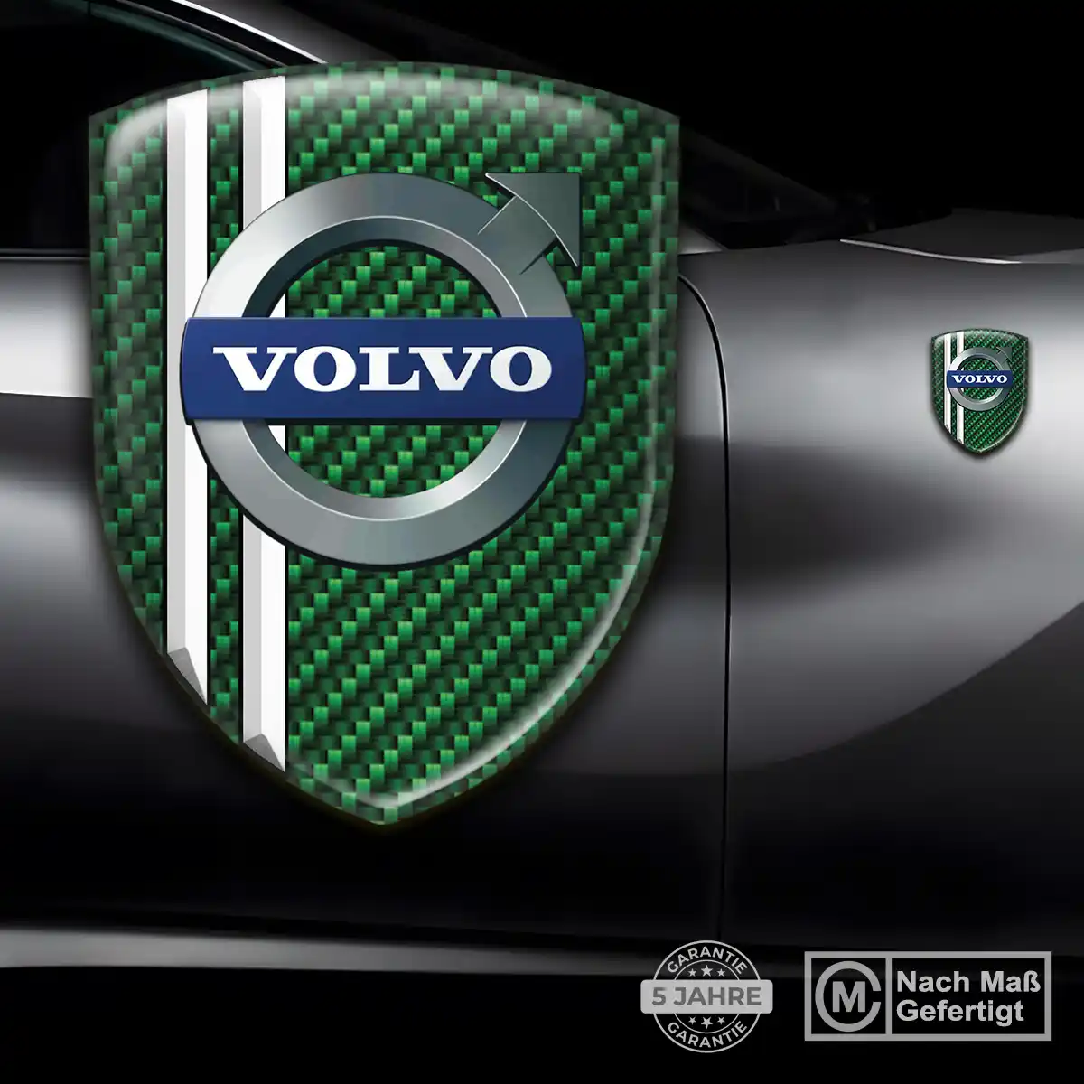 Volvo Aufkleber Silikon Embleme Elegantes Design