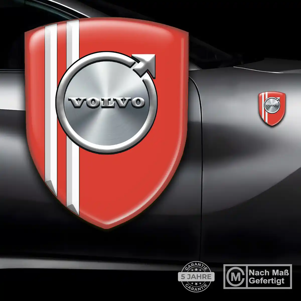 Volvo Aufkleber Silikon Embleme Hochwertiges Harz