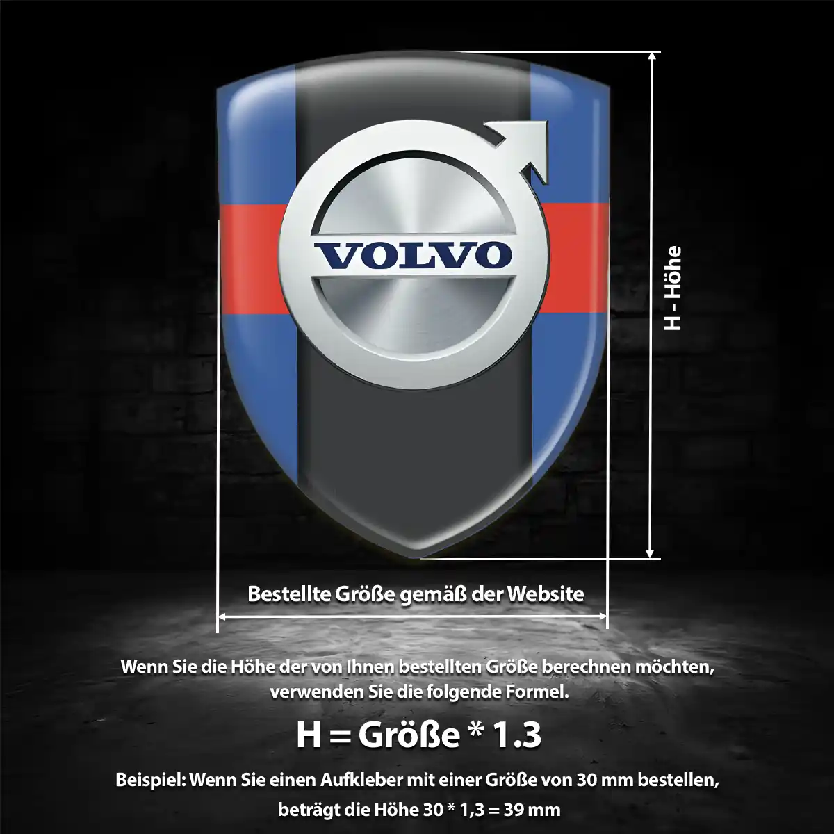 Volvo Aufkleber Silikon Embleme Limitierte Auflage