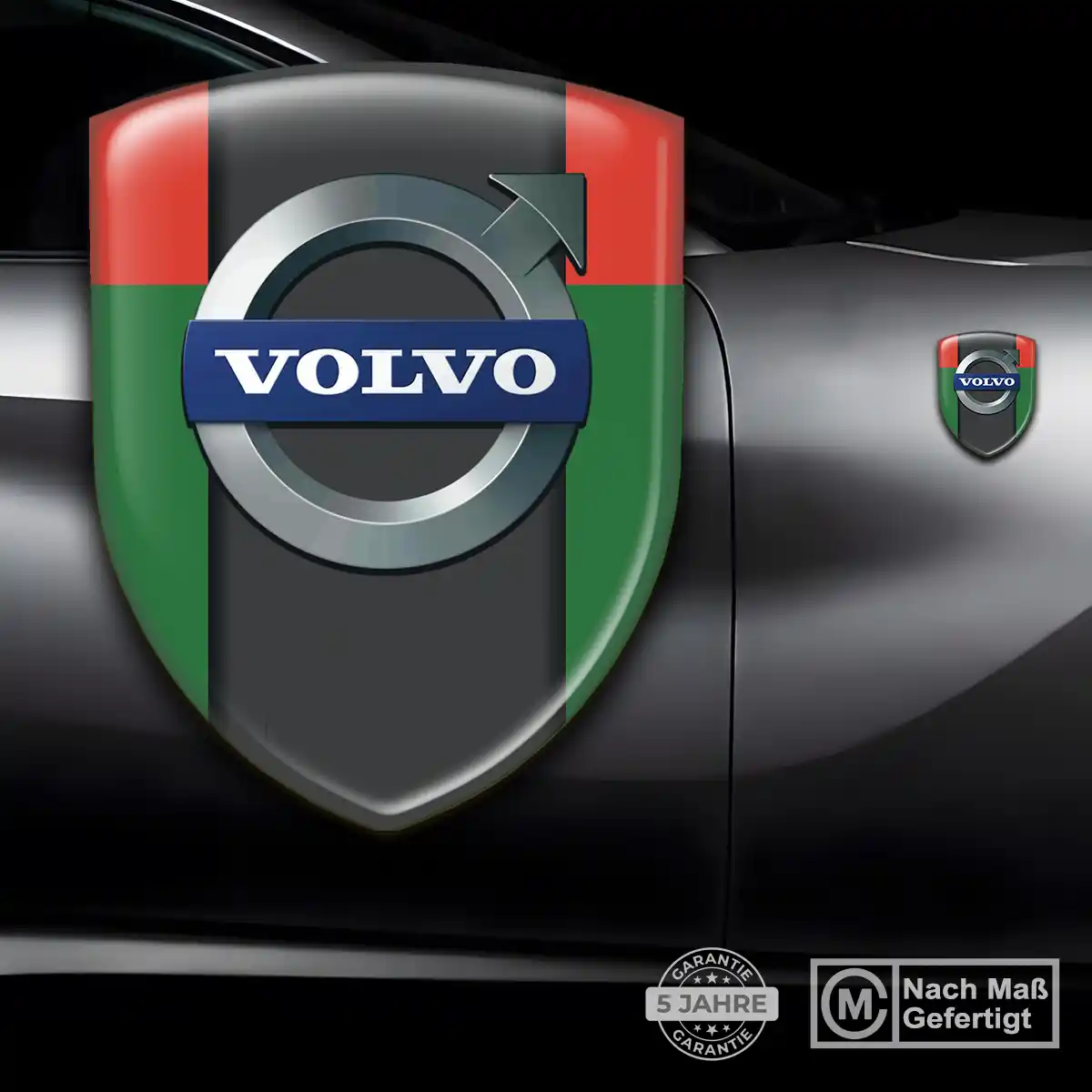 Volvo Aufkleber Silikon Embleme Tuningfahrzeug