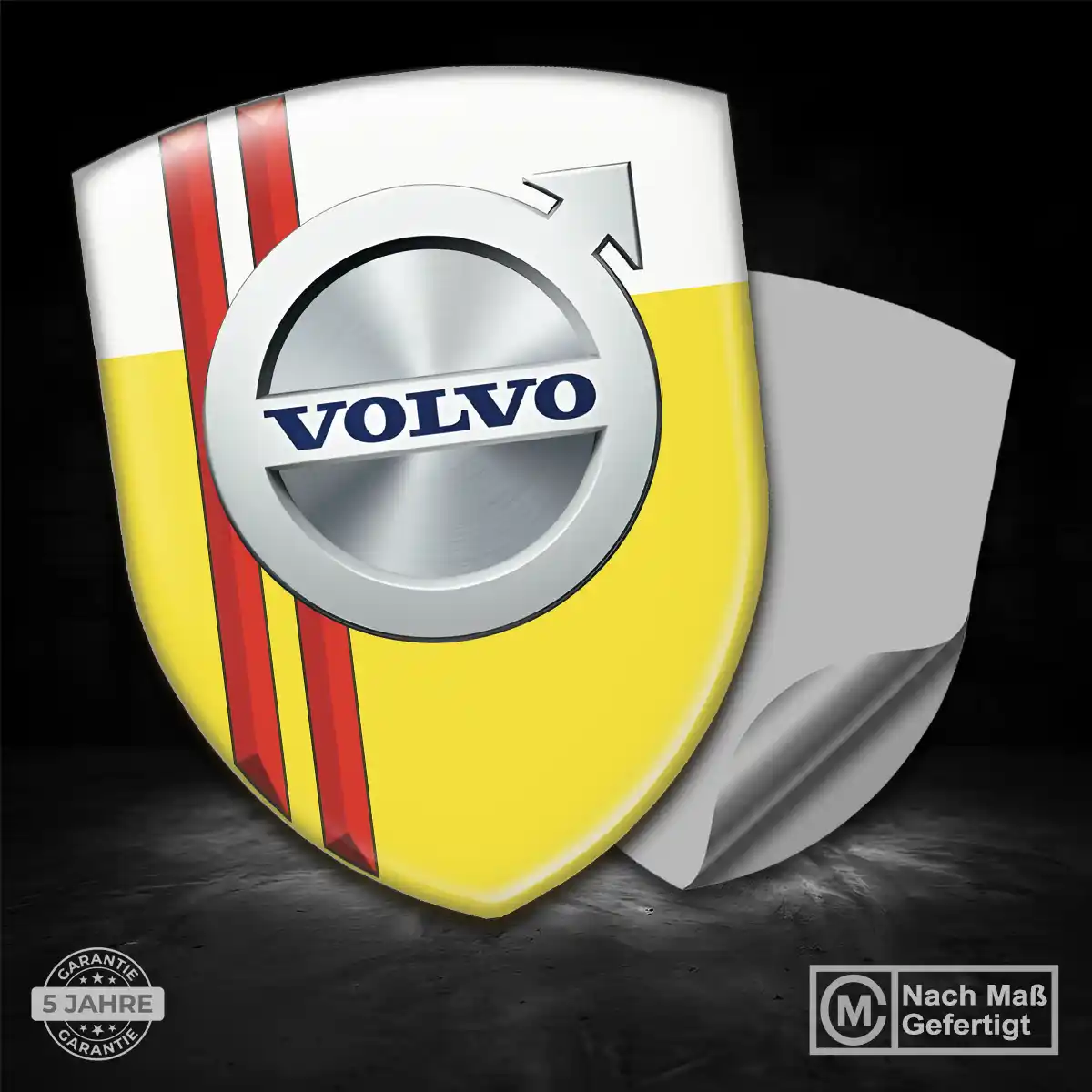 Volvo Aufkleber Wappen Hochwertiges Harz