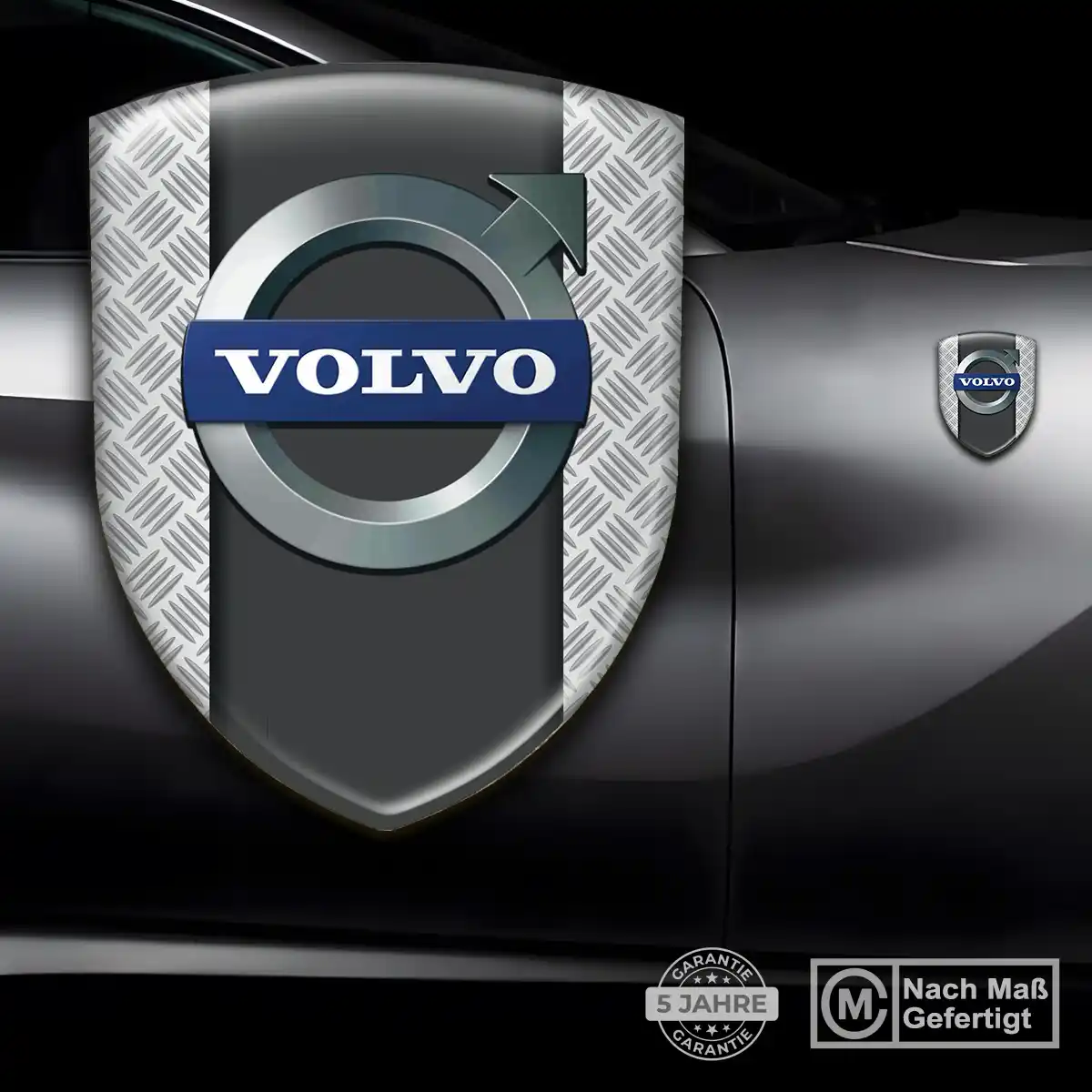 Volvo Aufkleber Wappen Tuningfahrzeug