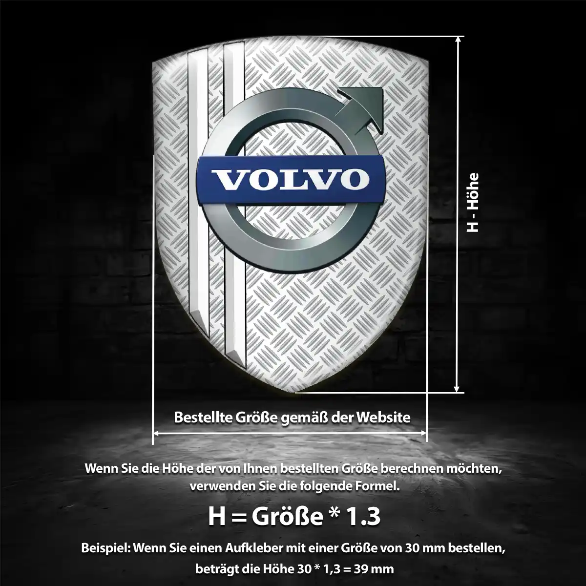 Volvo Emblem Anspruchsvolles Design