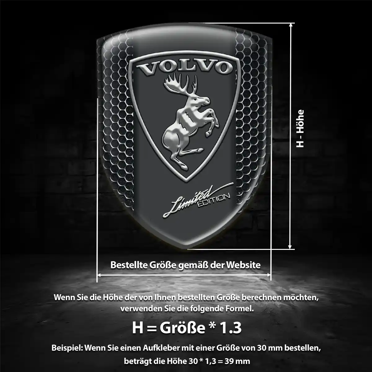 Volvo Emblem Aufkleber Auto Stilvolles Design