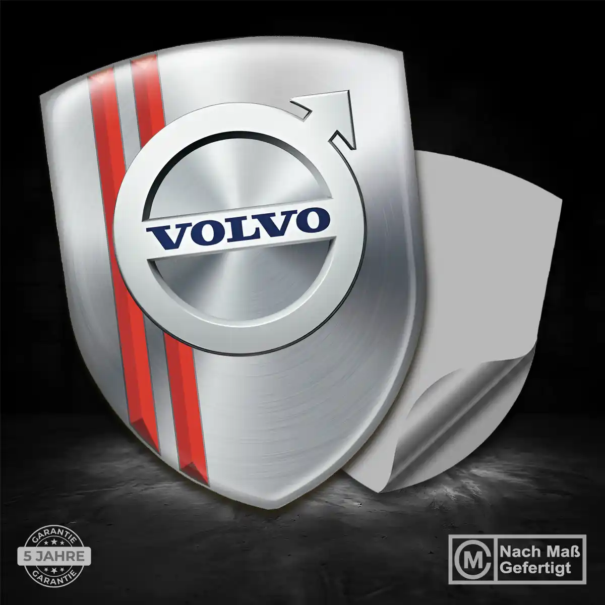 Volvo Emblem Aufkleber Wappen Auto Edles Design