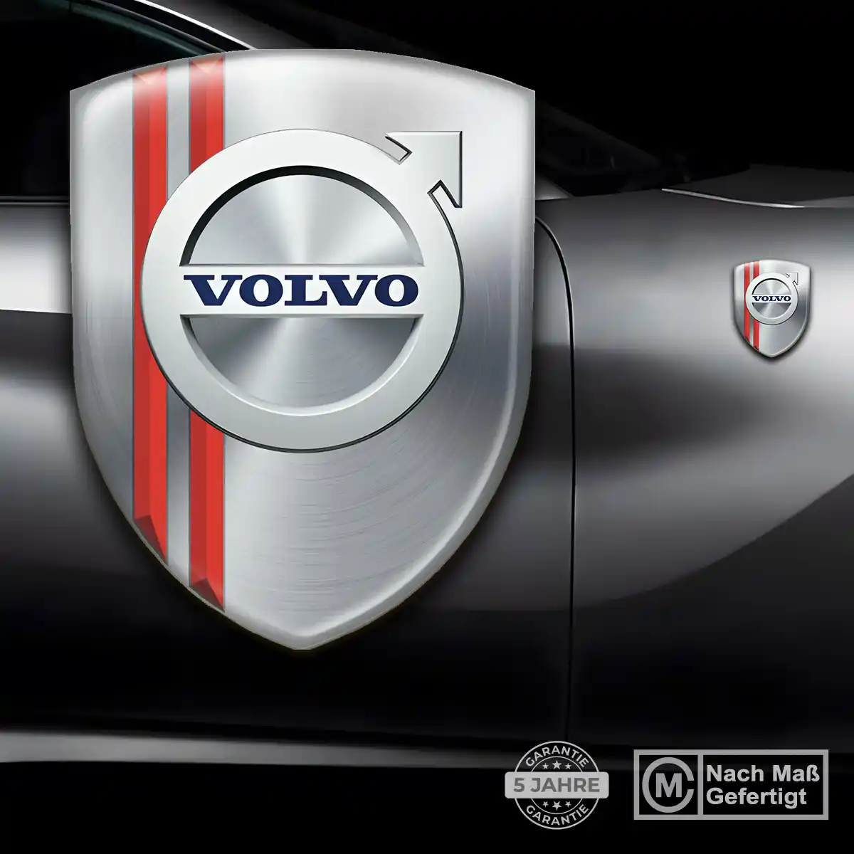 Volvo Emblem Aufkleber Wappen Auto Edles Design