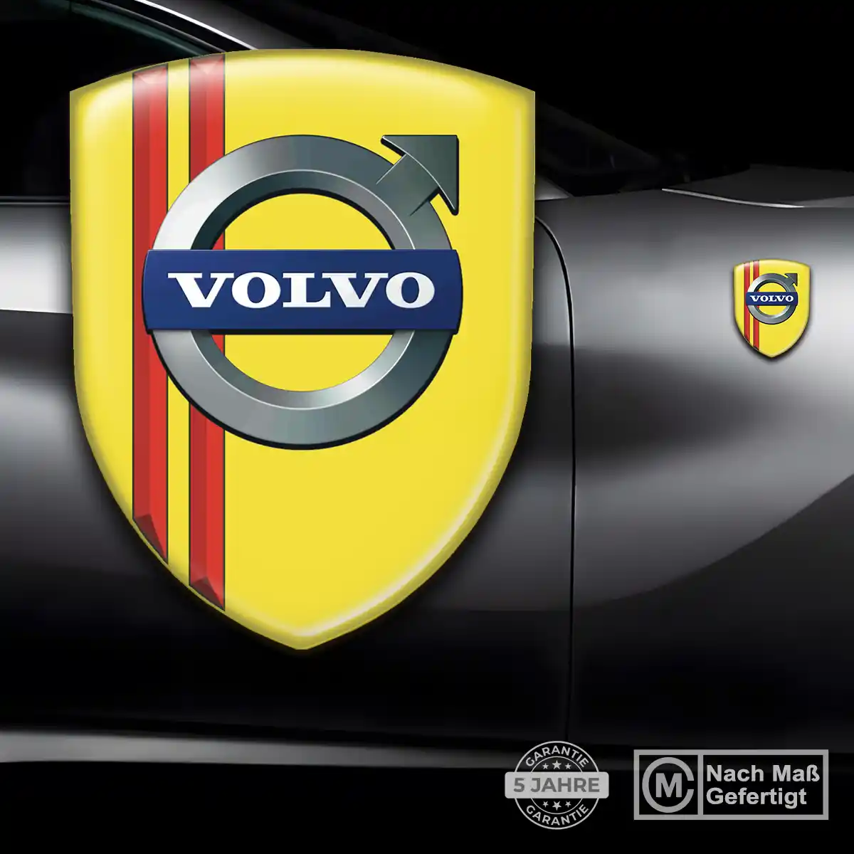 Volvo Emblem Aufkleber Wappen Auto Elegantes Design