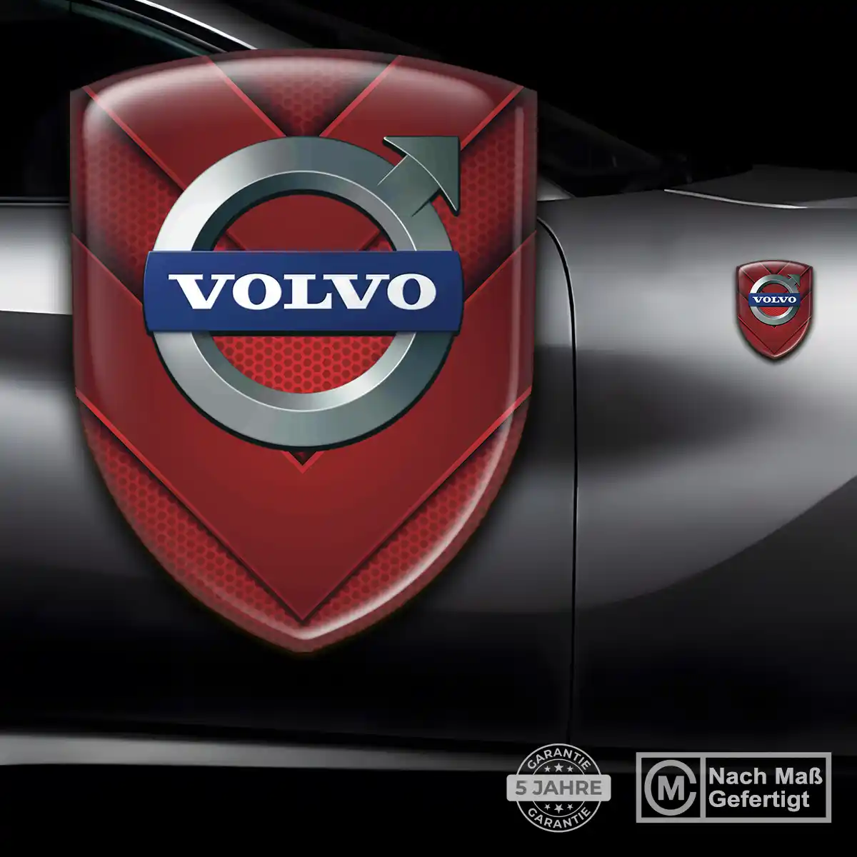 Volvo Emblem Aufkleber Wappen Auto Hochwertiges Harz