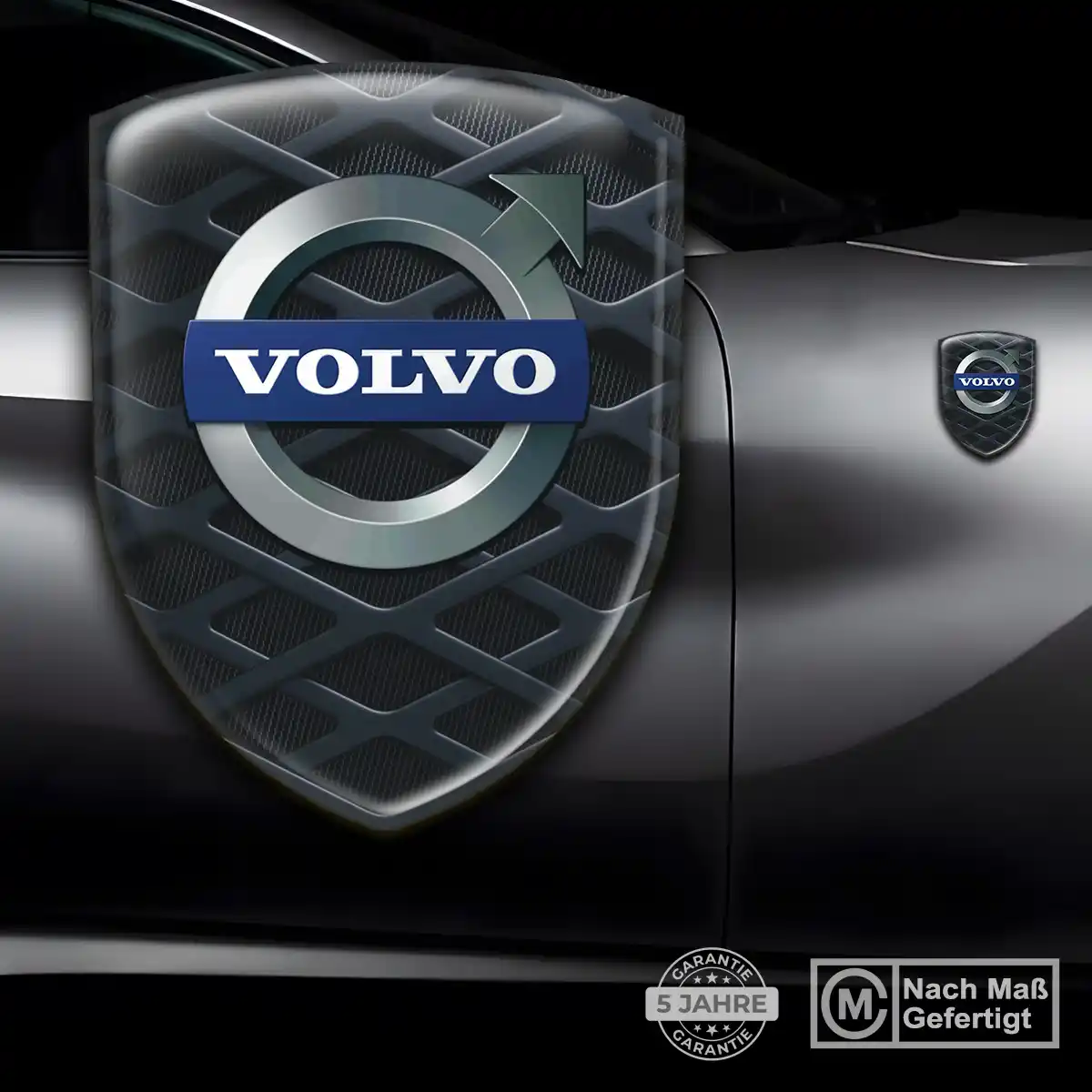 Volvo Emblem Aufkleber Wappen Hochwertiges Harz
