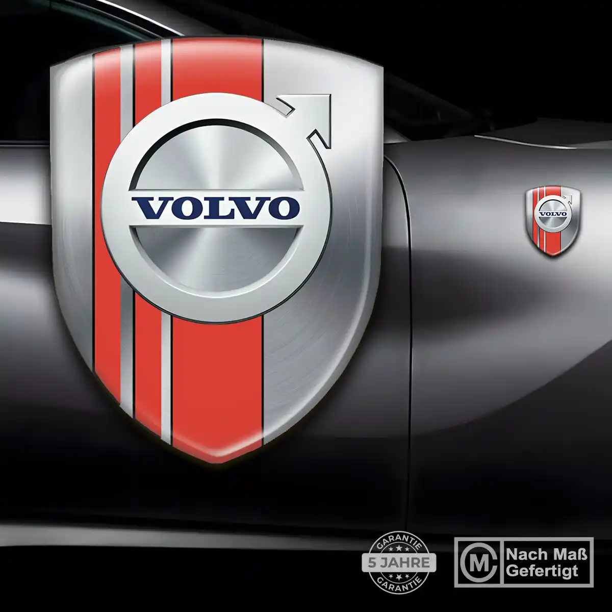 Volvo Emblem Aufkleber Wappen Luxus-Edition