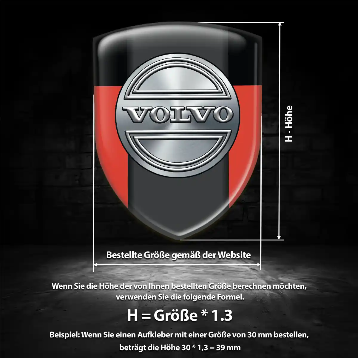 Volvo Emblem Ausdrucksstarkes Design