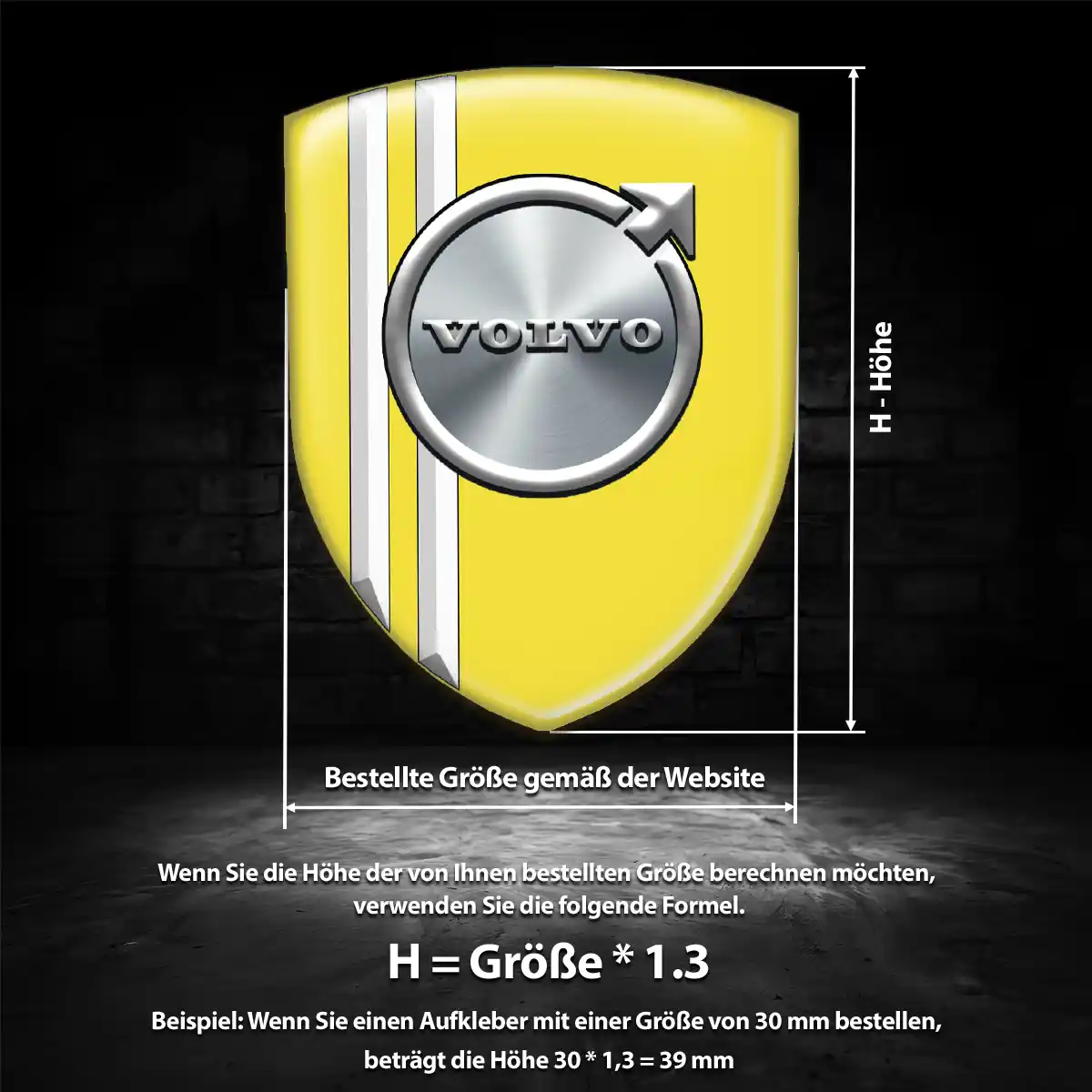 Volvo Emblem Auto Anspruchsvolles Design