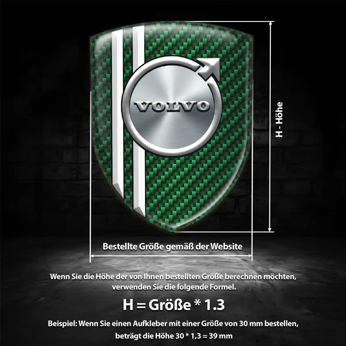 Volvo Emblem Auto Ausdrucksstarkes Design