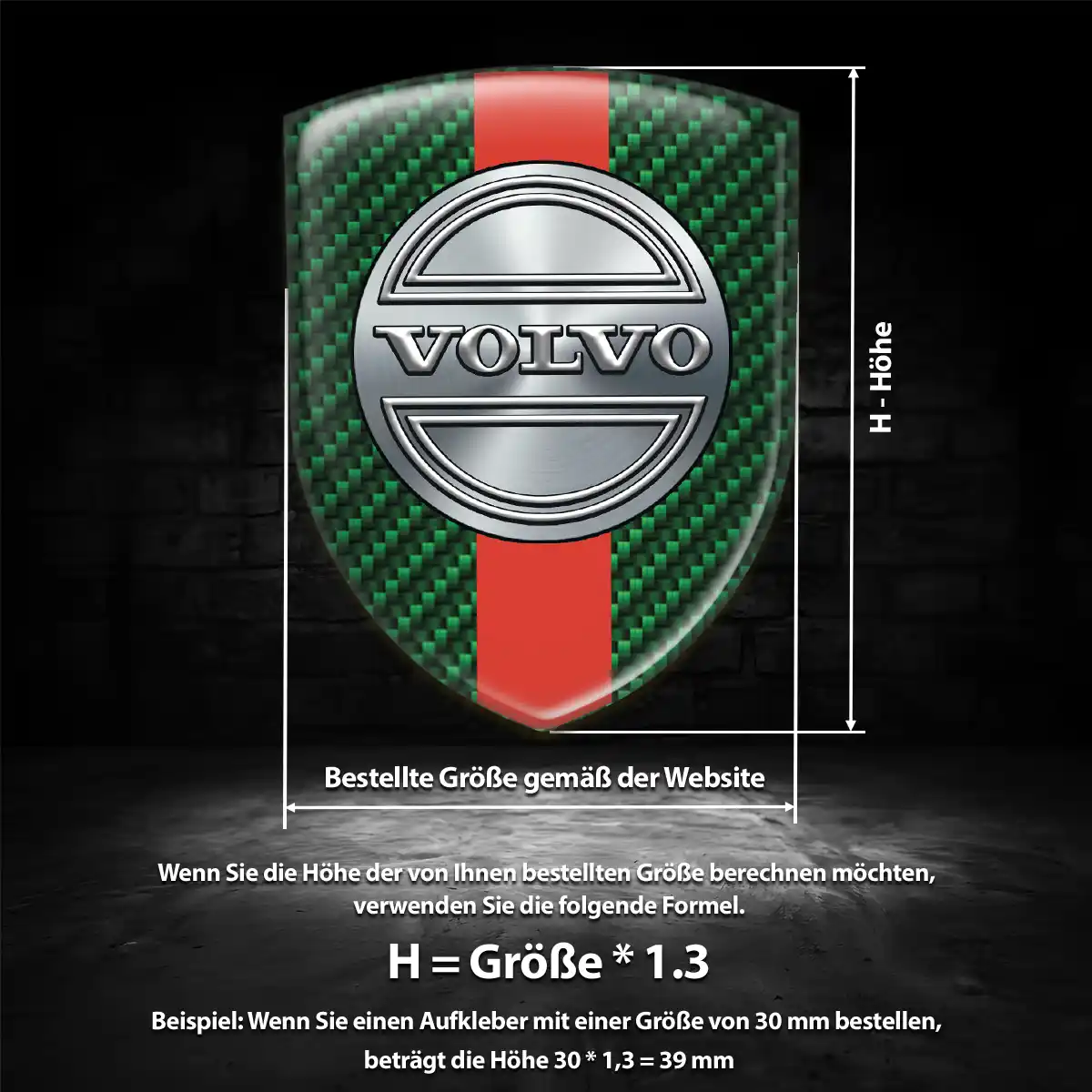 Volvo Emblem Auto Hochwertiges Harz