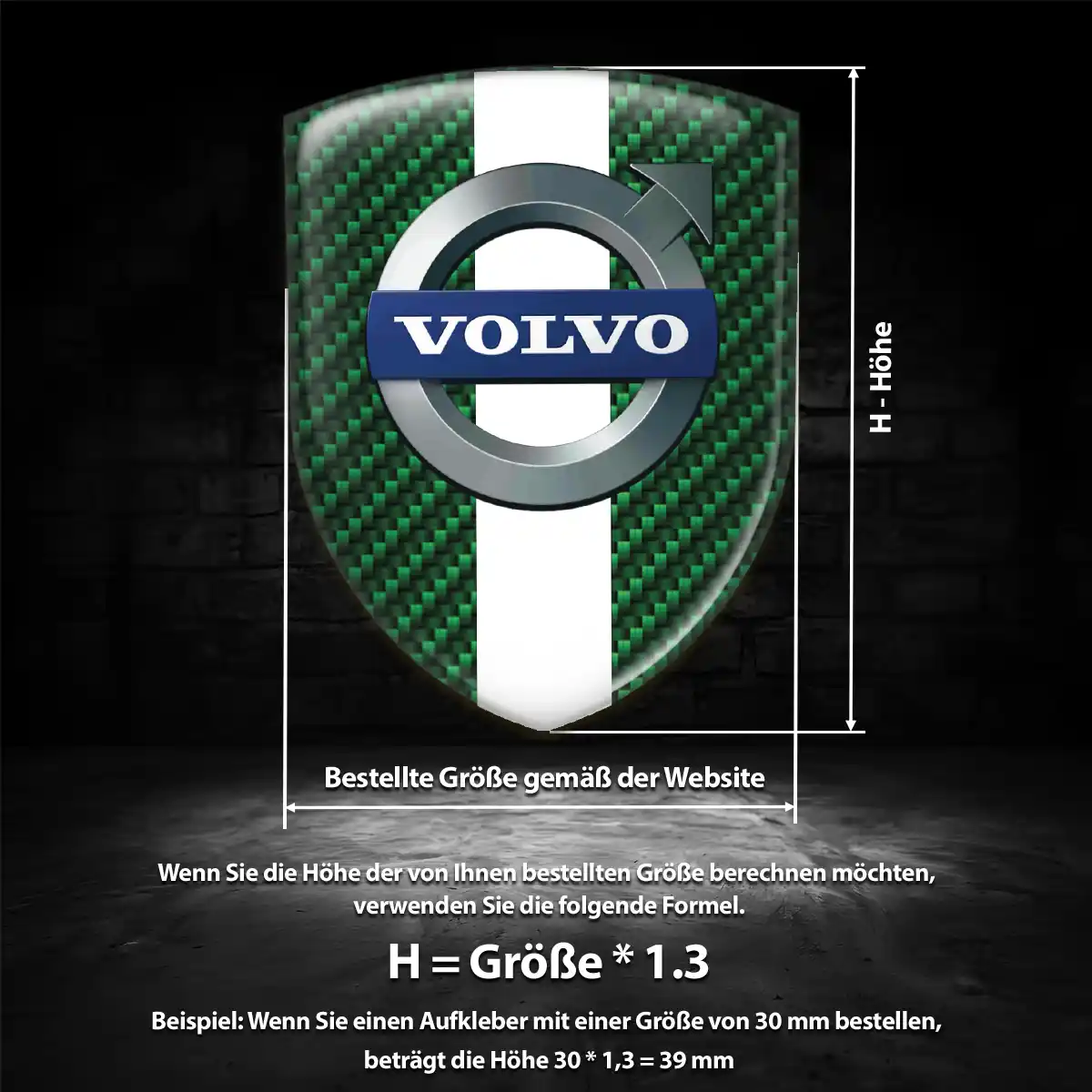 Volvo Emblem Auto Hohe Qualität