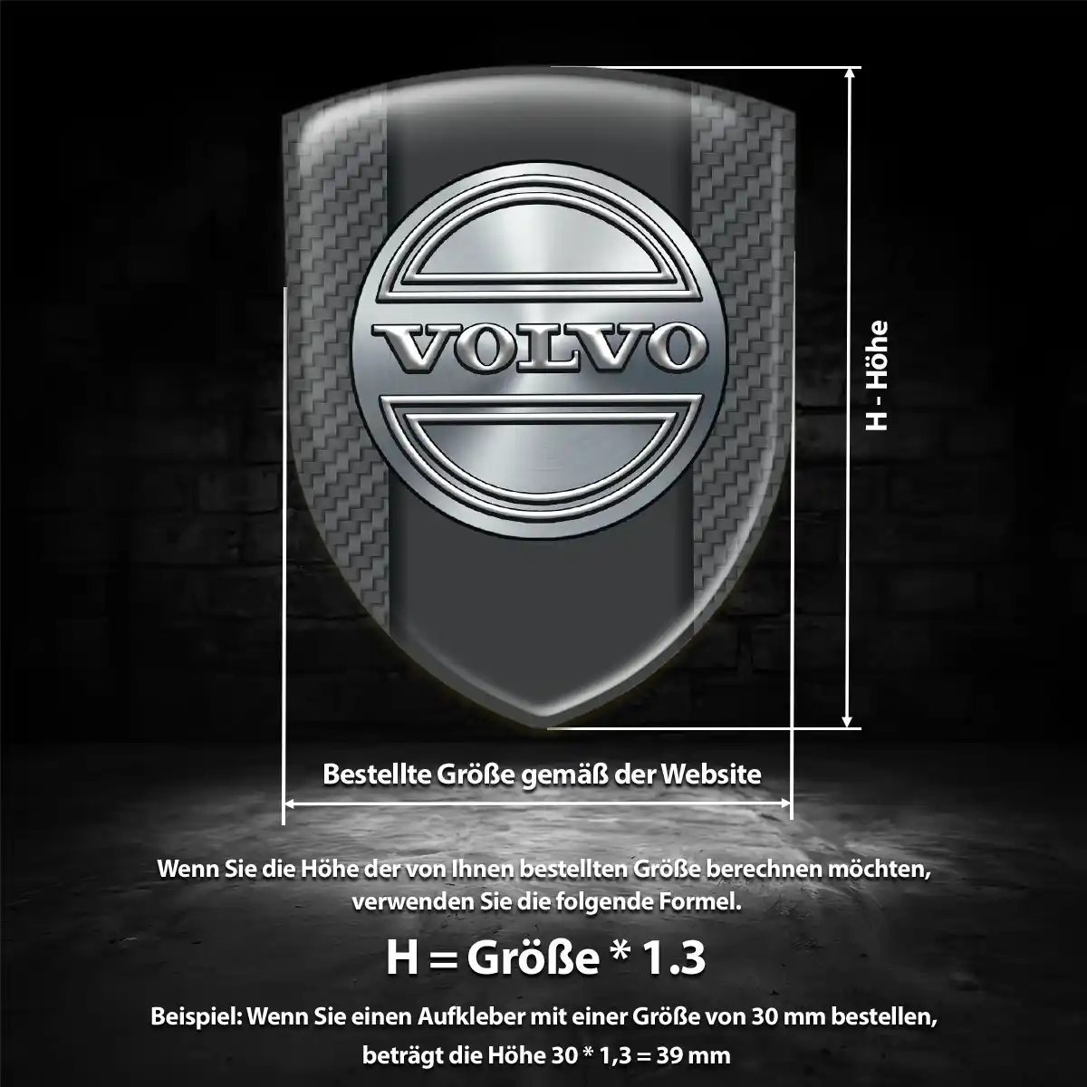 Volvo Emblem Auto Limitierte Auflage
