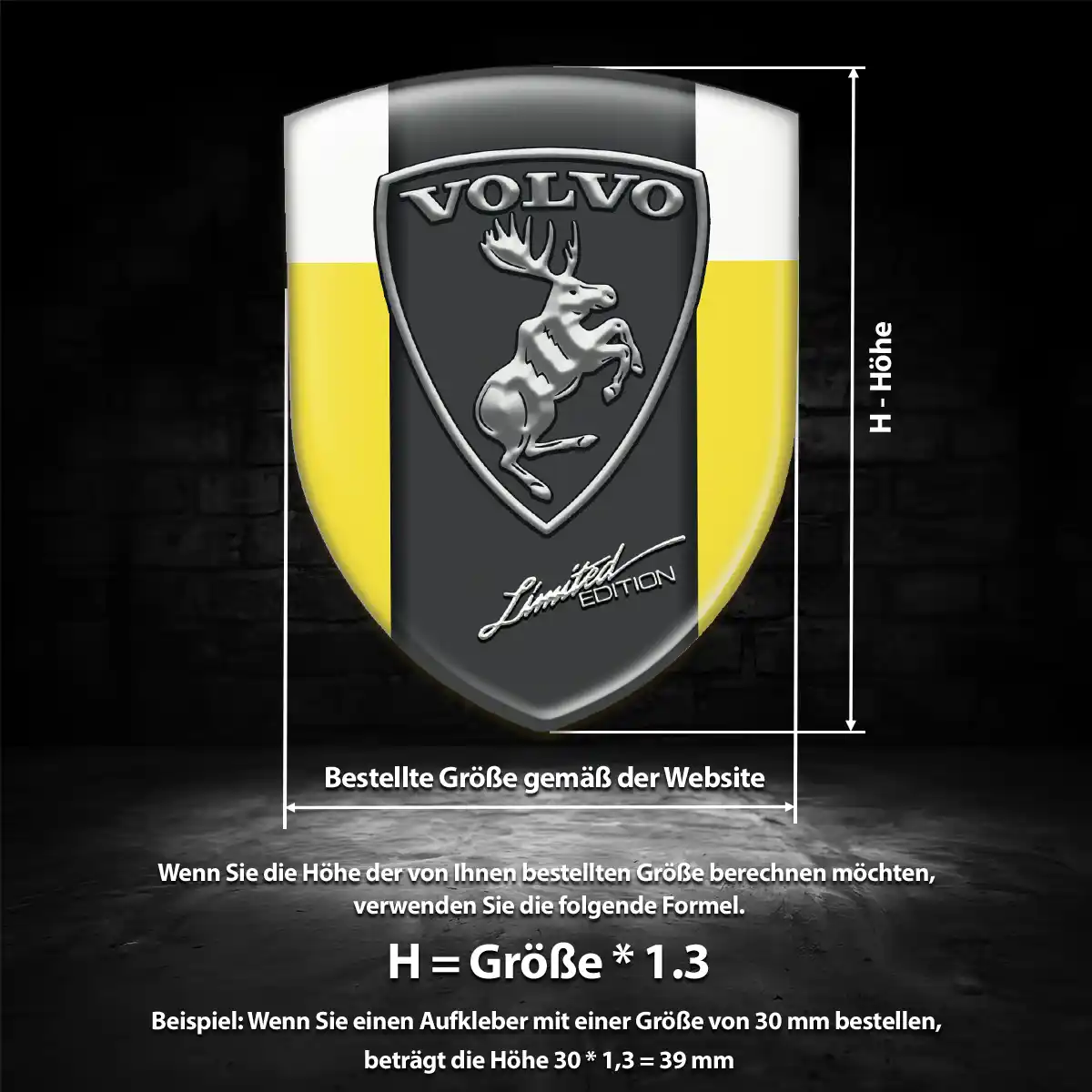 Volvo Emblem Auto Luxus-Edition