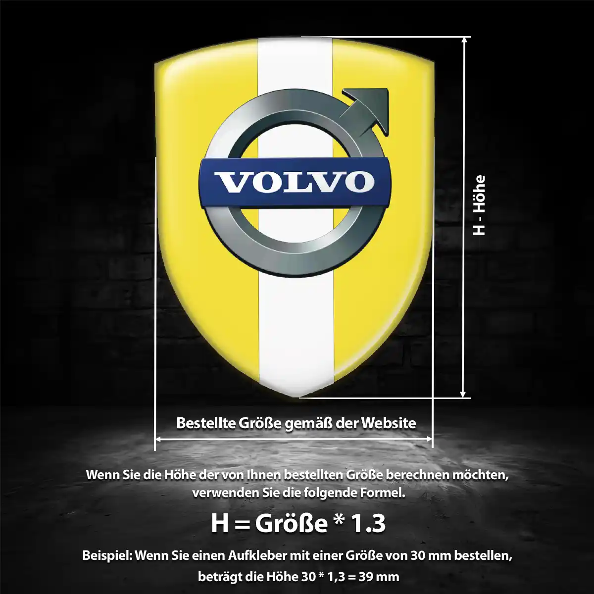 Volvo Emblem Auto Markenedition