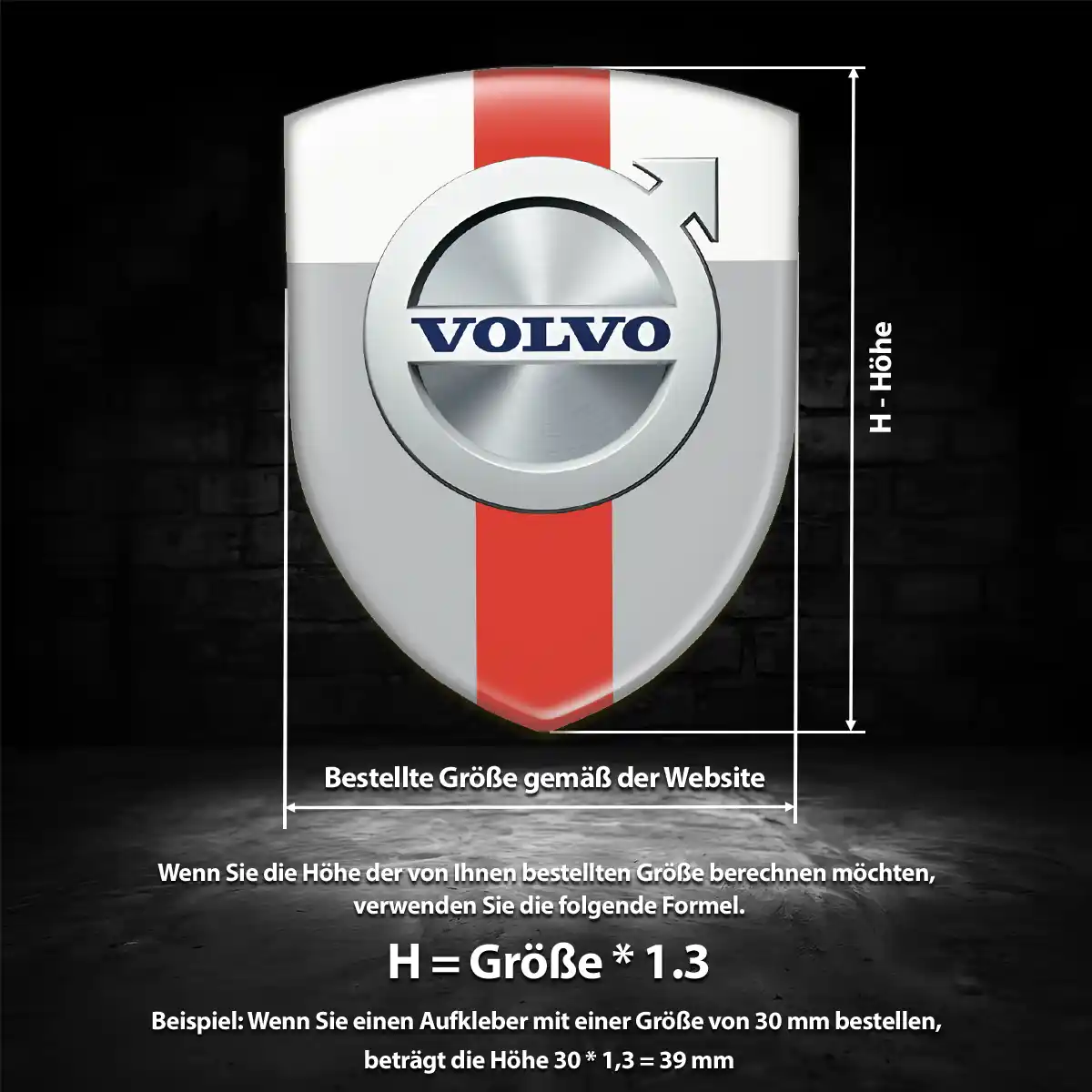 Volvo Emblem Auto Modernes Design